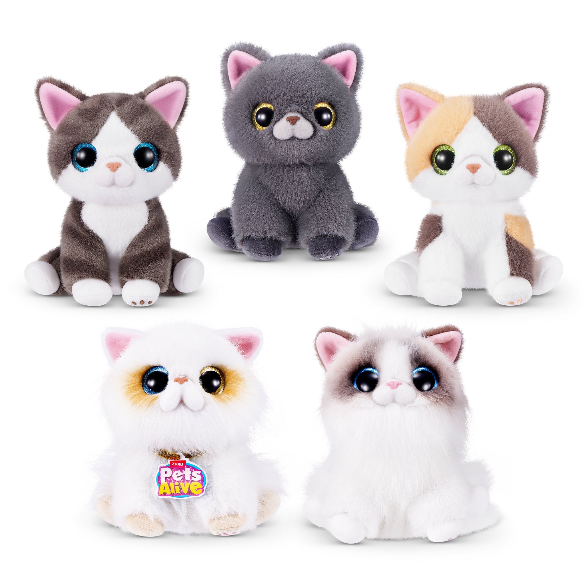 ZURU Pet's Alive Smitten Kittens Interactive Plush Series 2 Blind Box