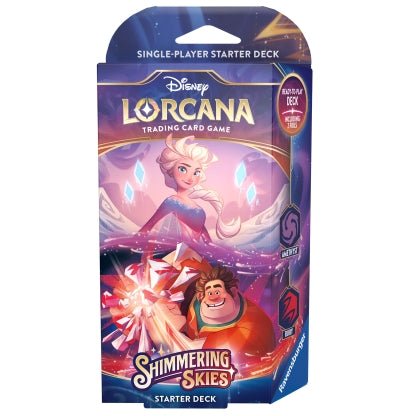 Disney Lorcana TCG Series 5 Shimmering Skies Starter Deck – Amethyst & Ruby