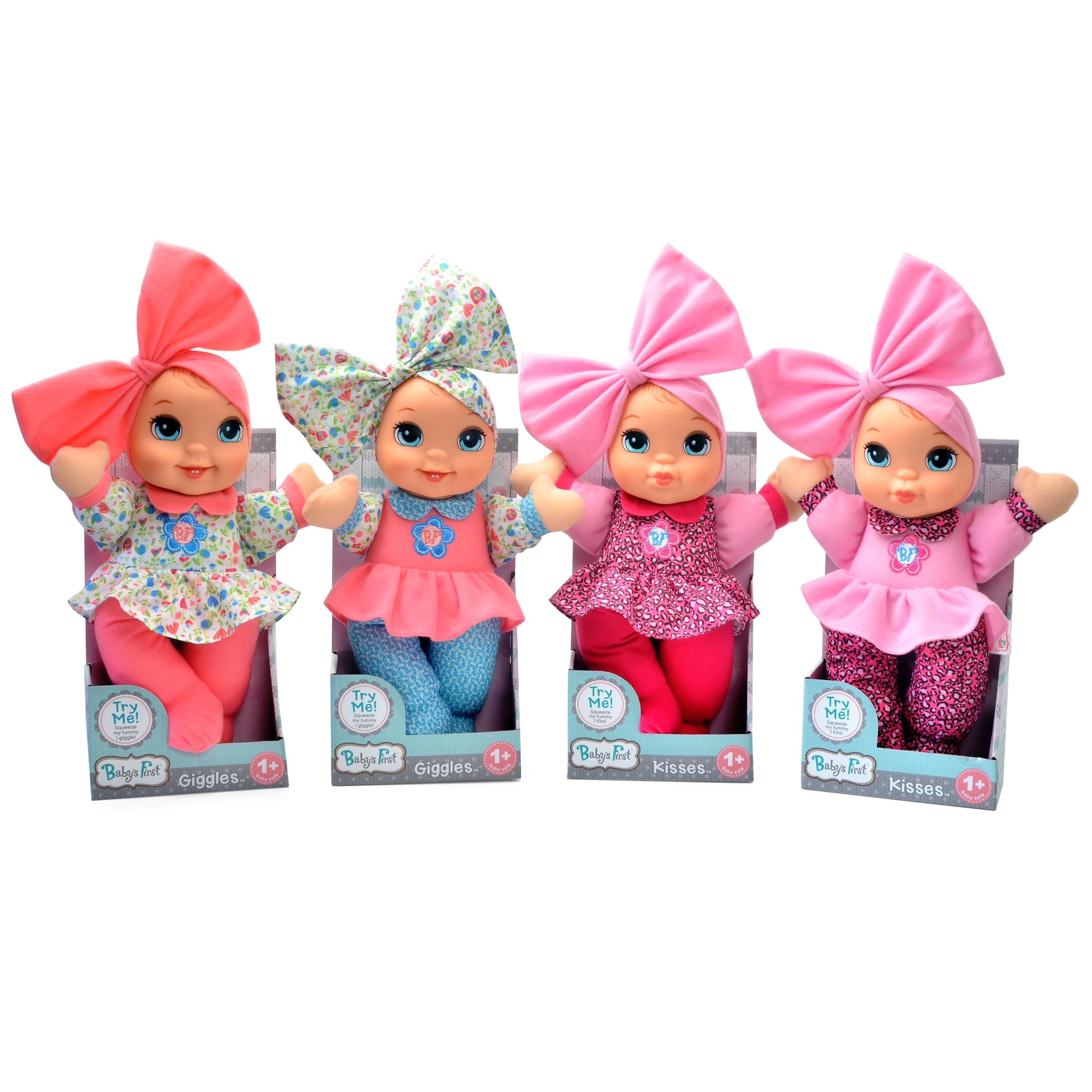 Goldberger Baby's First Giggles Doll With Sound Assorted Styles - Toyworld Australia