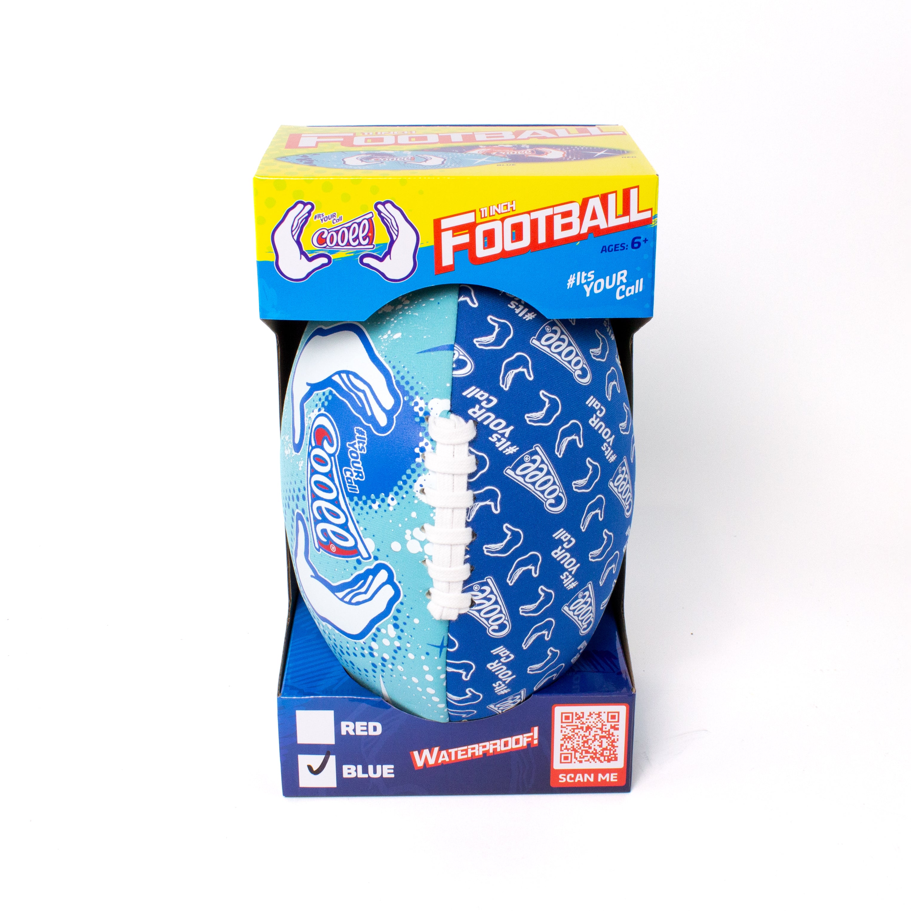 Cooee Neoprene Football 11 Inch - Blue