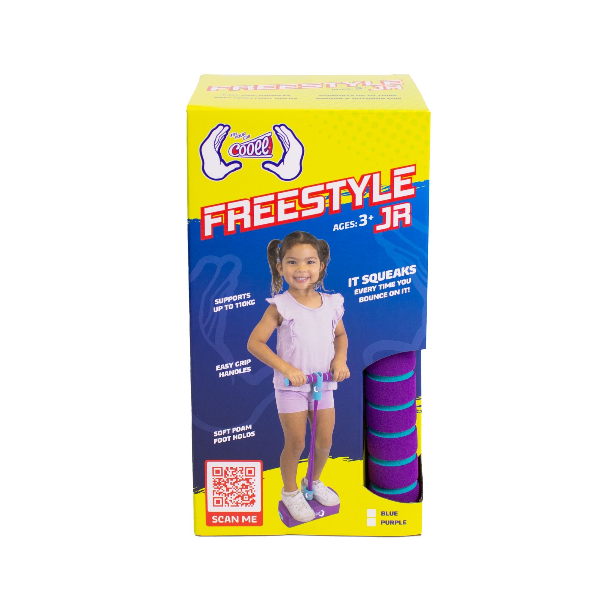 Cooee Freestyle Jr Pogo Stick - Purple/Blue