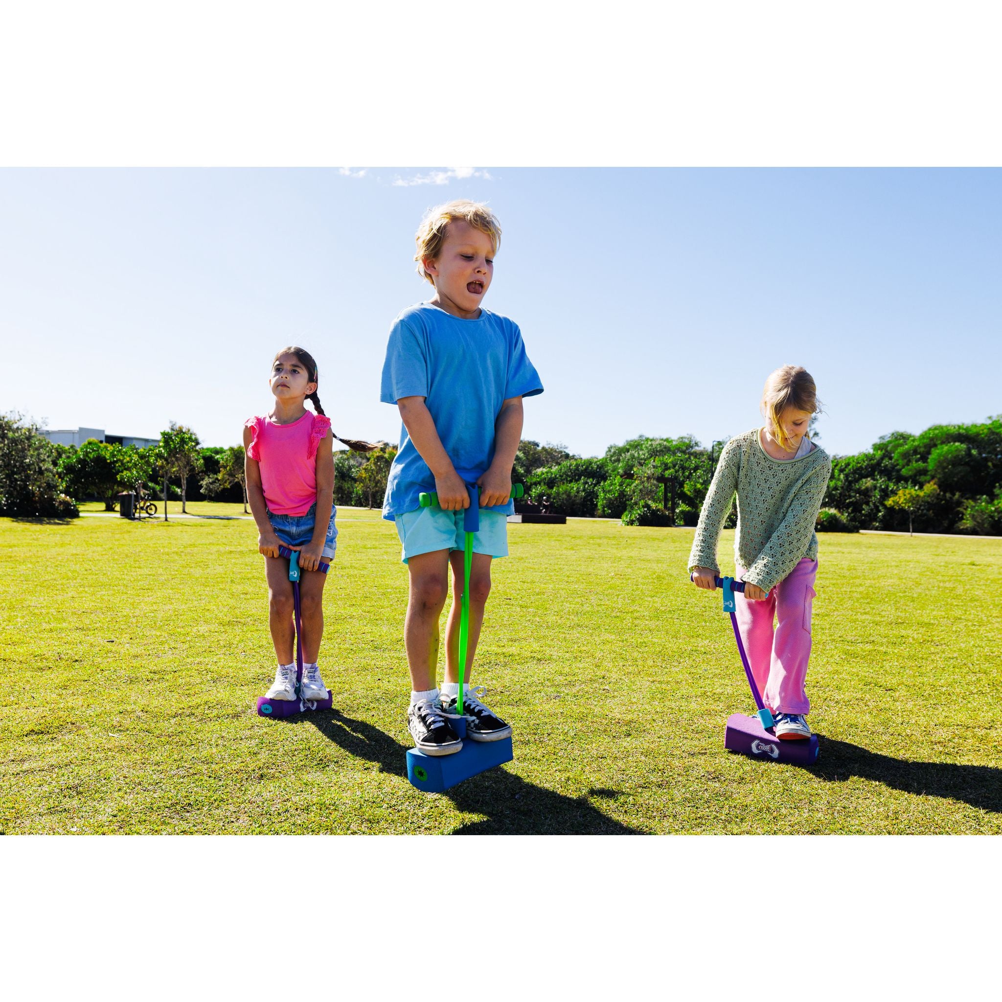 Cooee Freestyle Jr Pogo Stick - Blue/Green