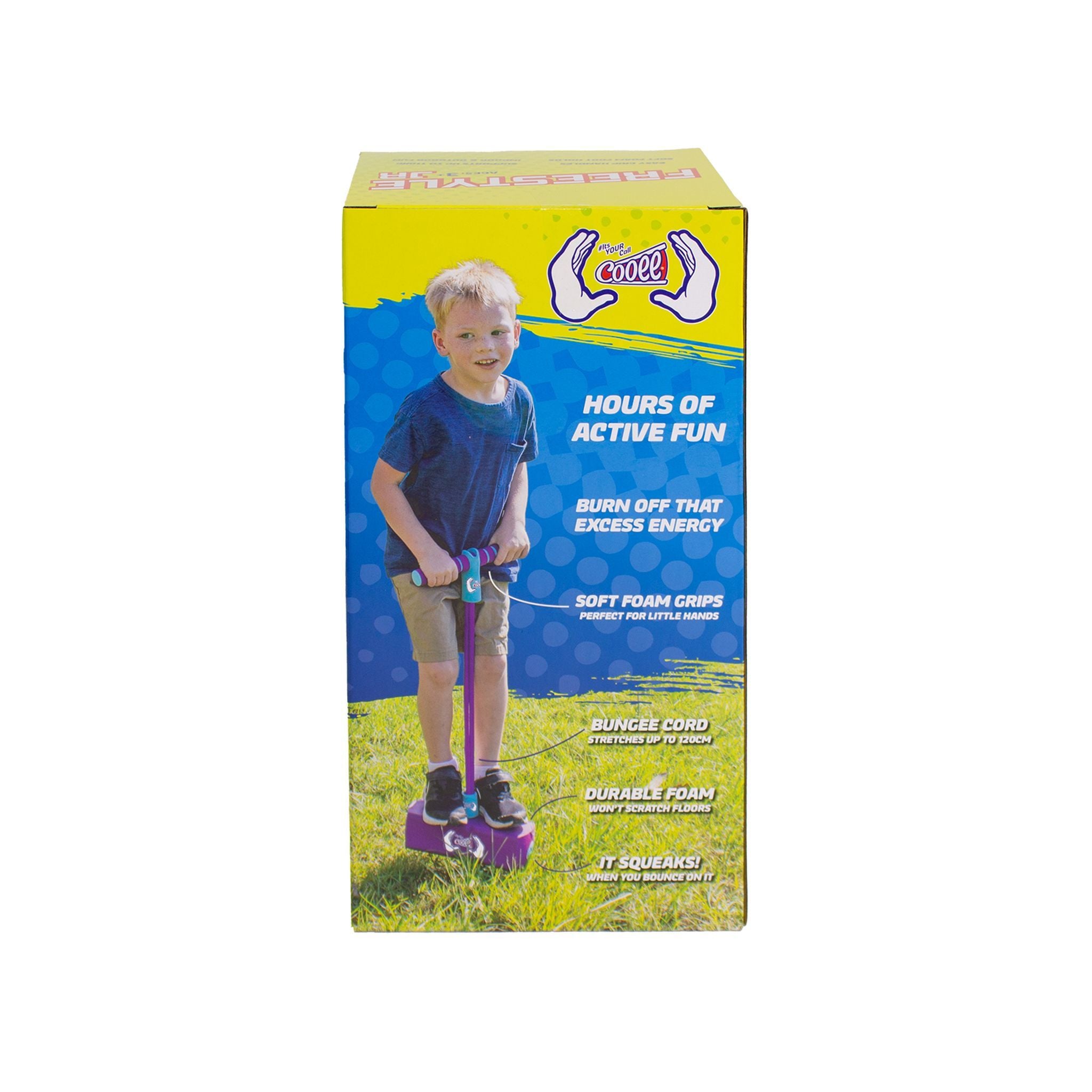 Cooee Freestyle Jr Pogo Stick - Purple/Blue