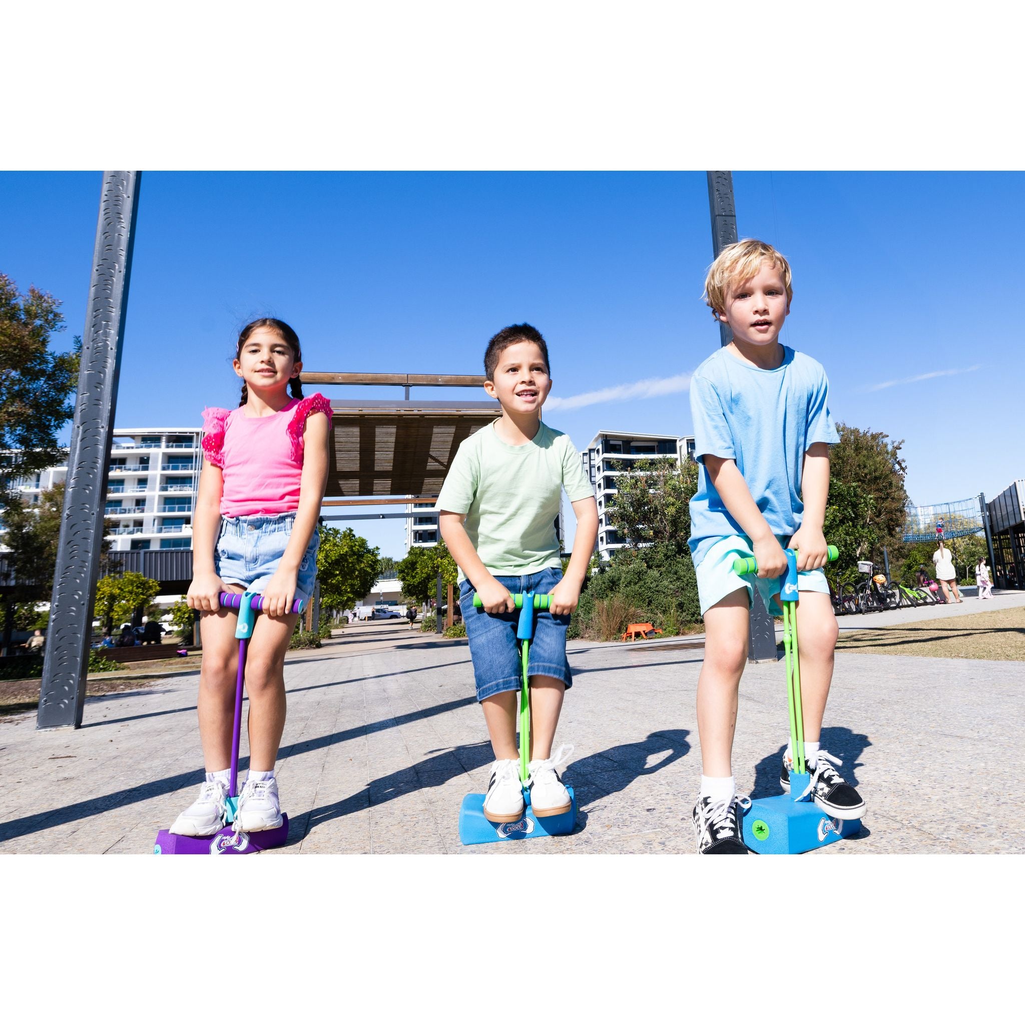 Cooee Freestyle Jr Pogo Stick - Blue/Green