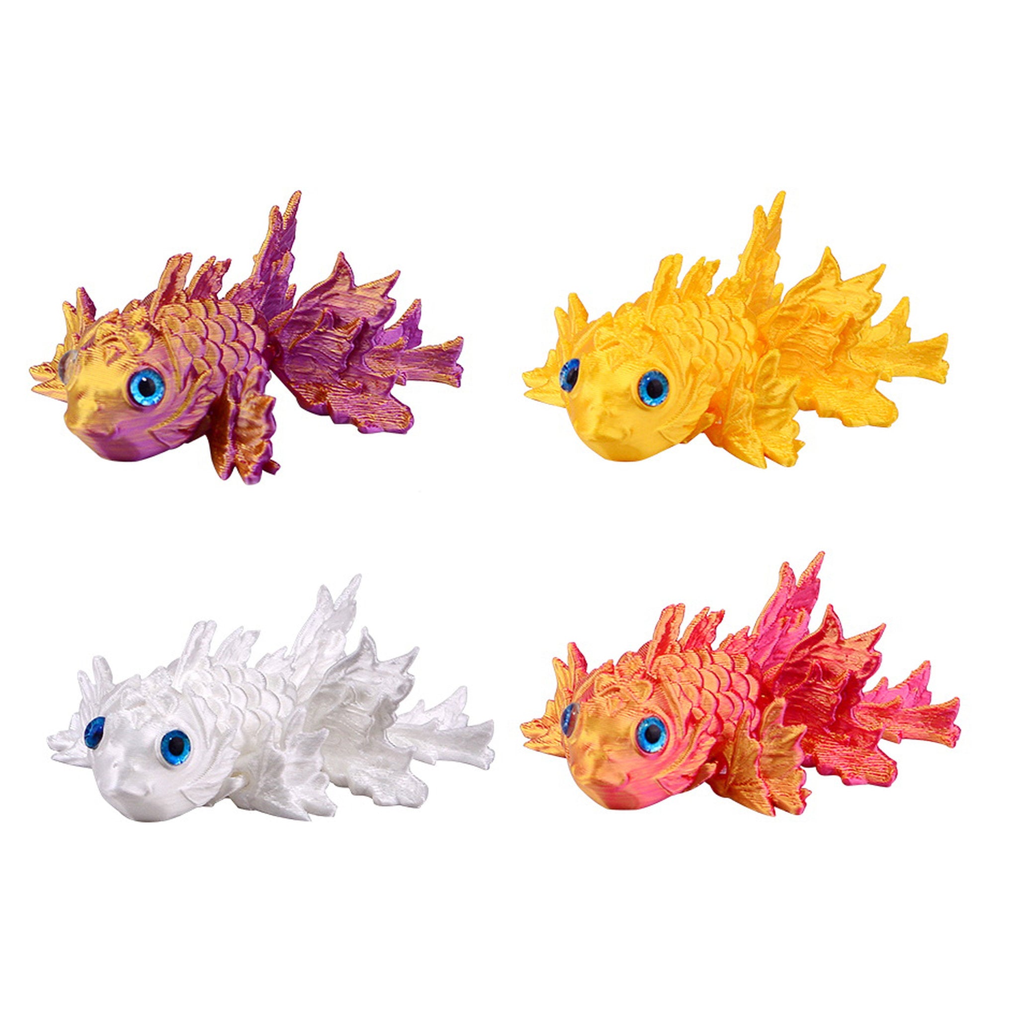 3D Printed Fidget Fish Assorted Styles