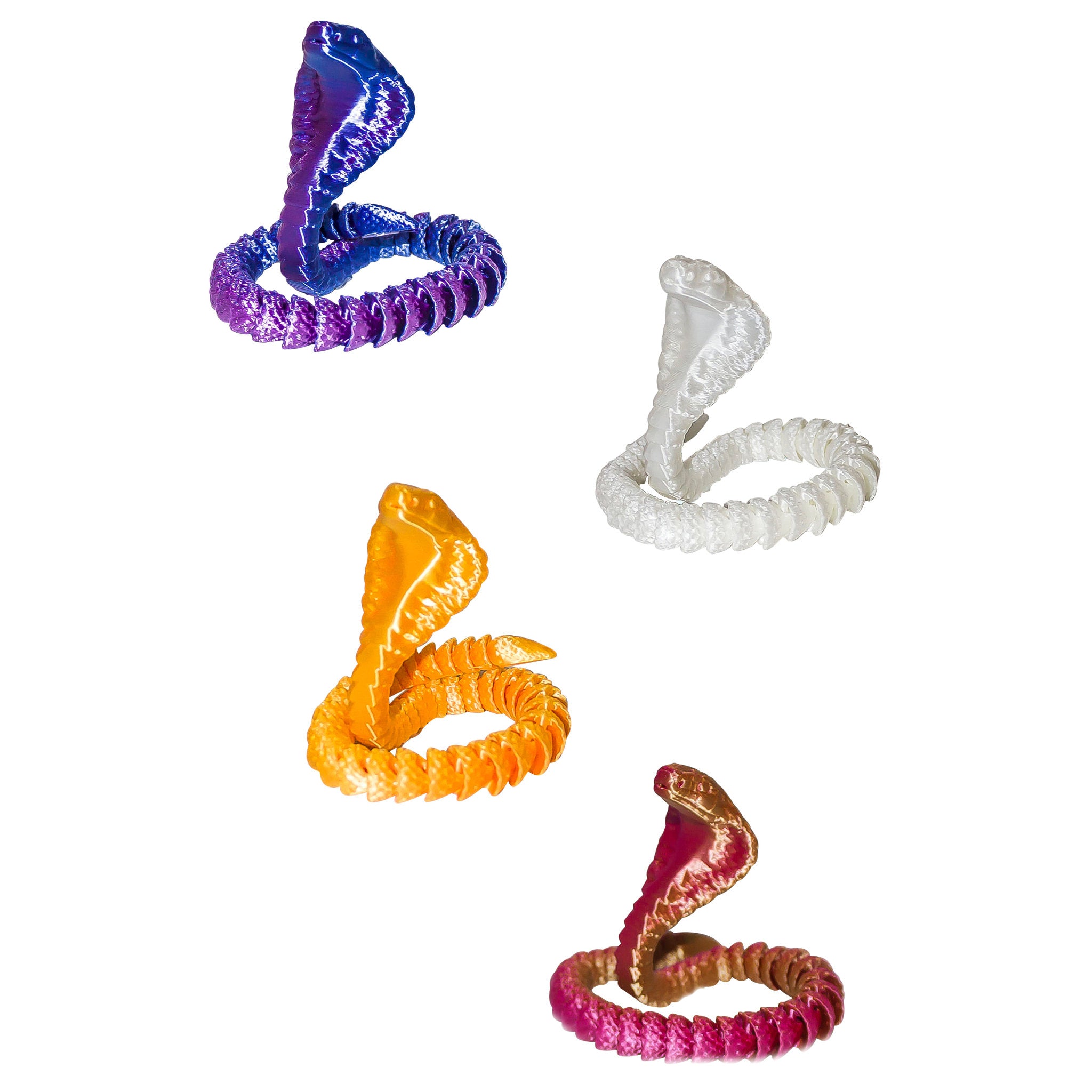 3D Printed Fidget Cobra Assorted Styles
