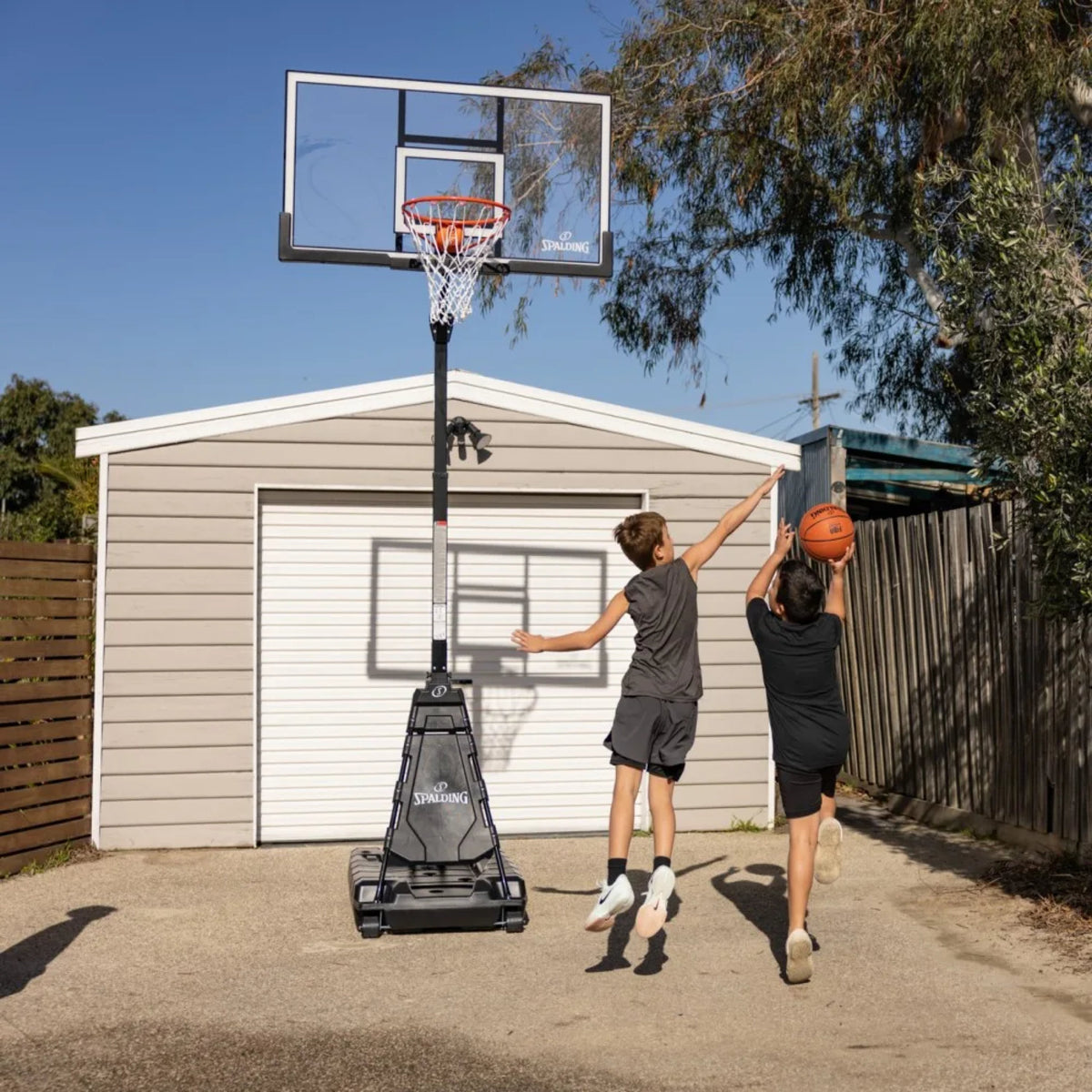 Spalding 60 Inch Acrylic Portable Basketball System