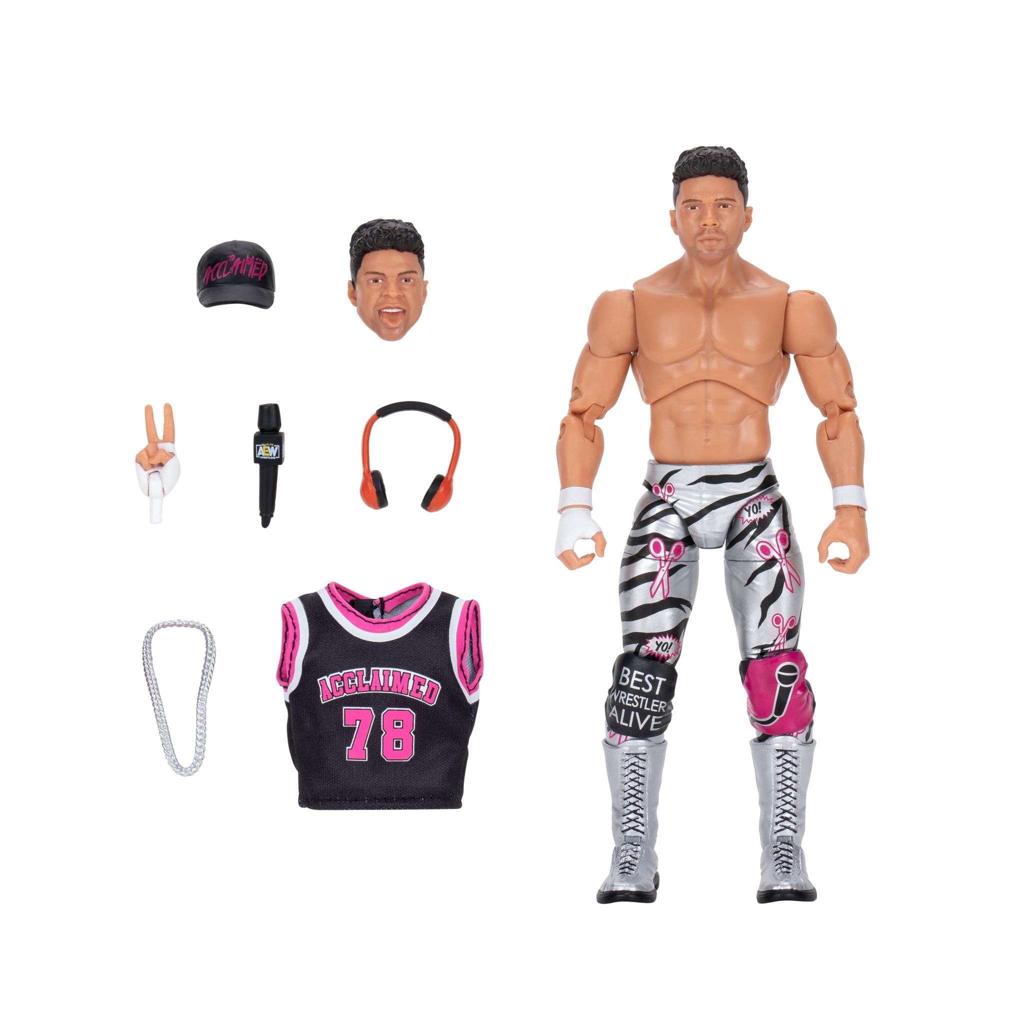 AEW 6.5 Inch Unrivaled Figure Max Caster