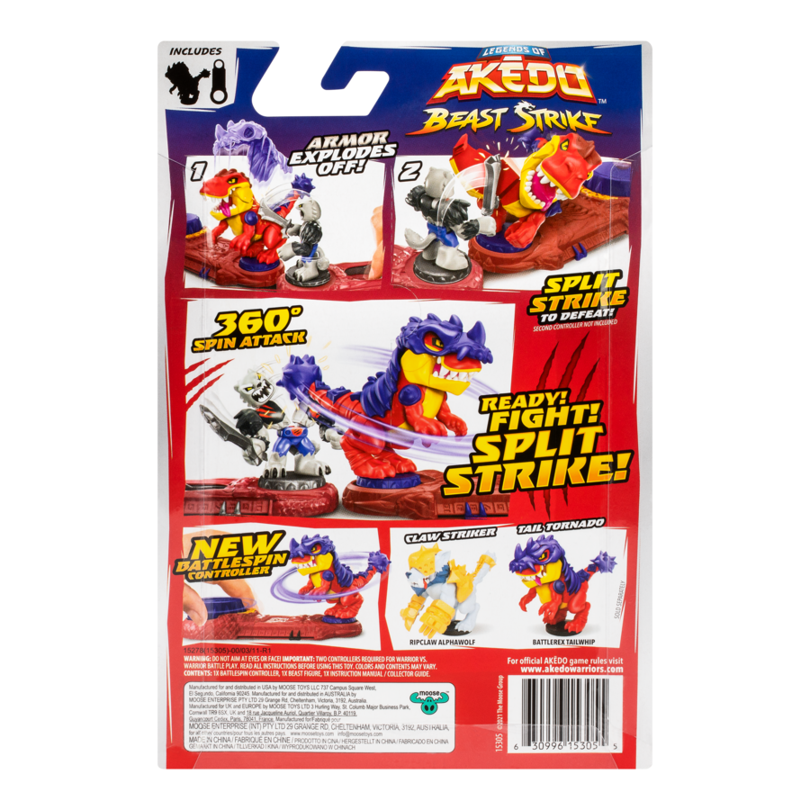 Akedo S6 Beast Strike Ultra Beast Single Pack - Battlerex Tailwhip