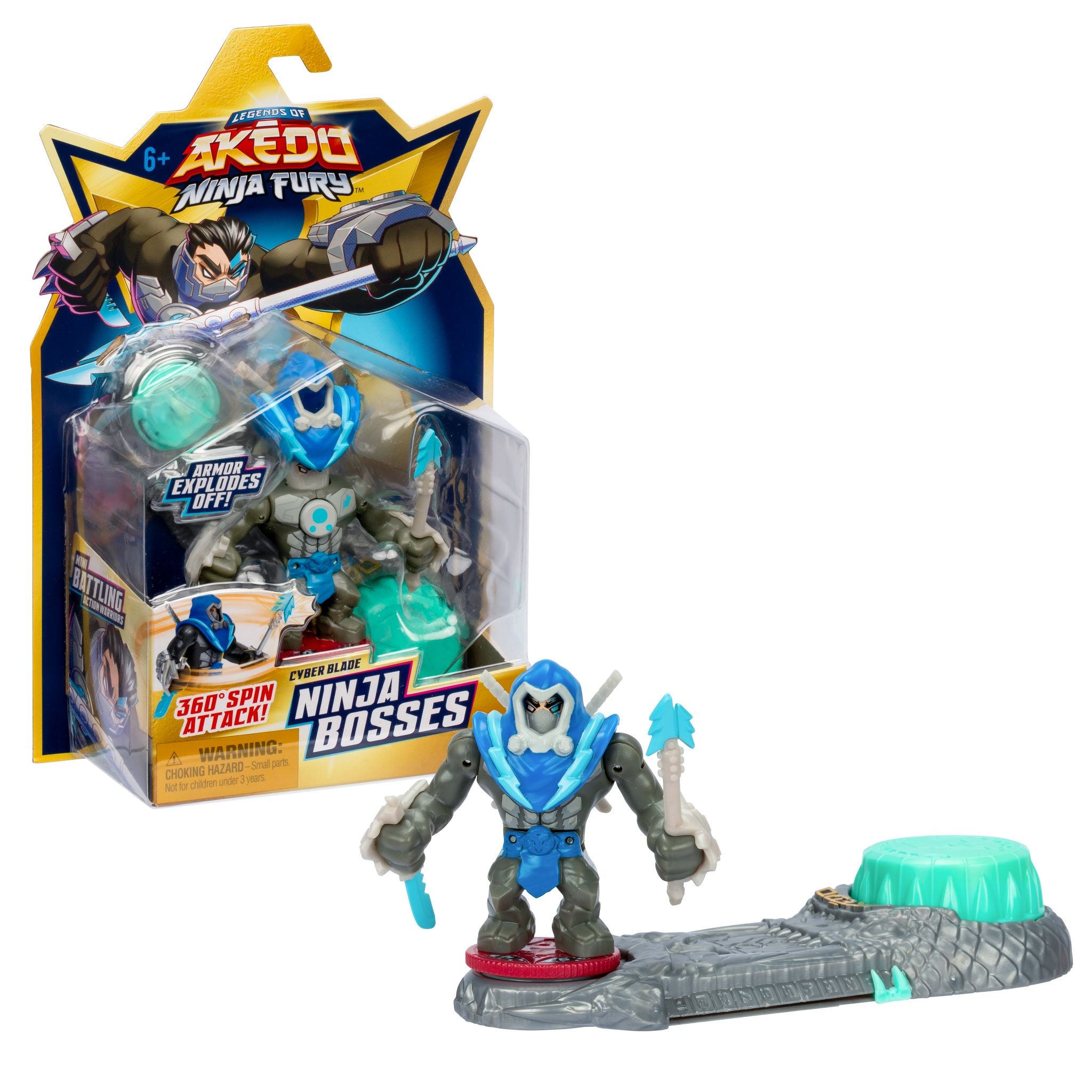 Akedo 7 Ninja Fury Ninja Bosses - Cyber Blade