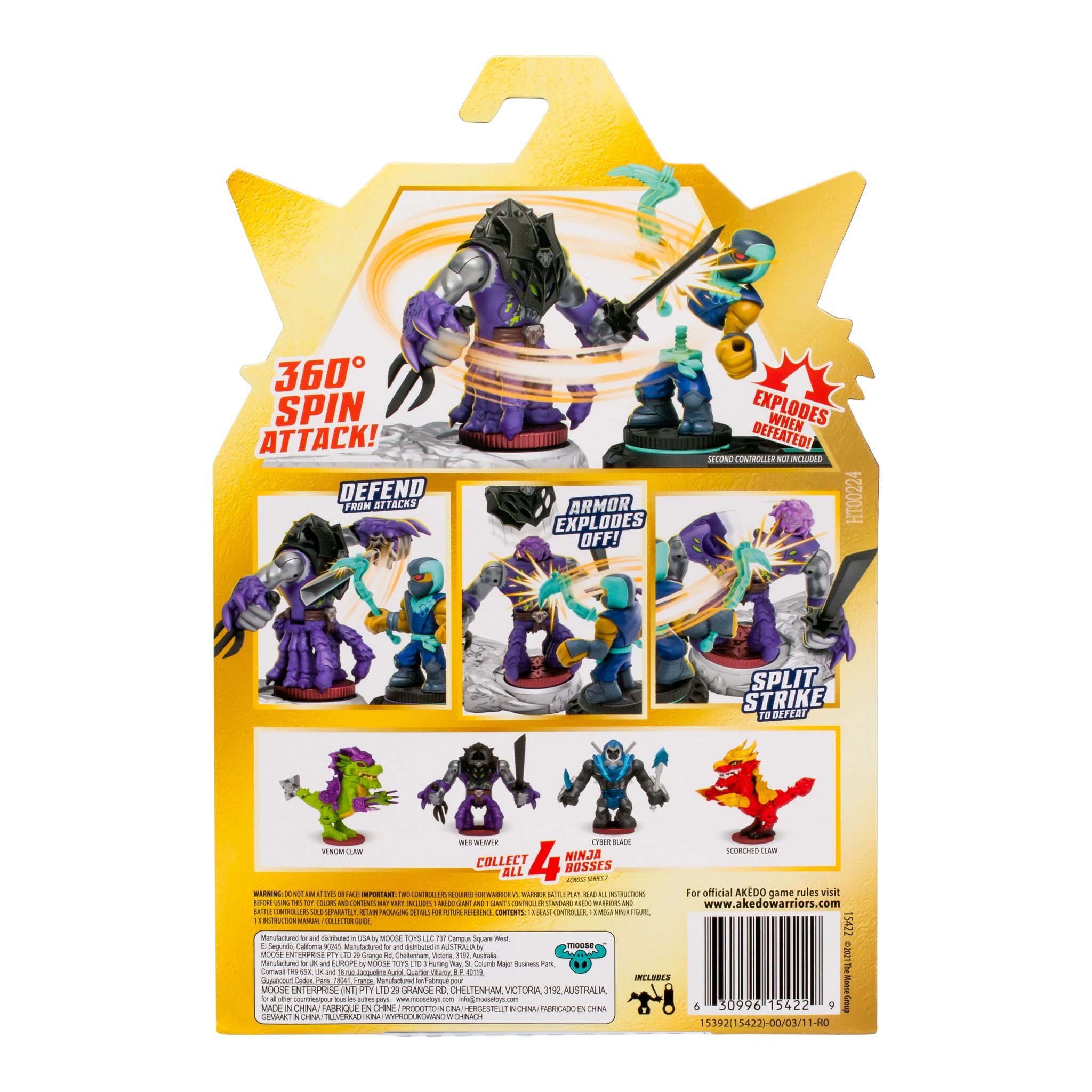 Akedo 7 Ninja Fury Ninja Bosses - Cyber Blade