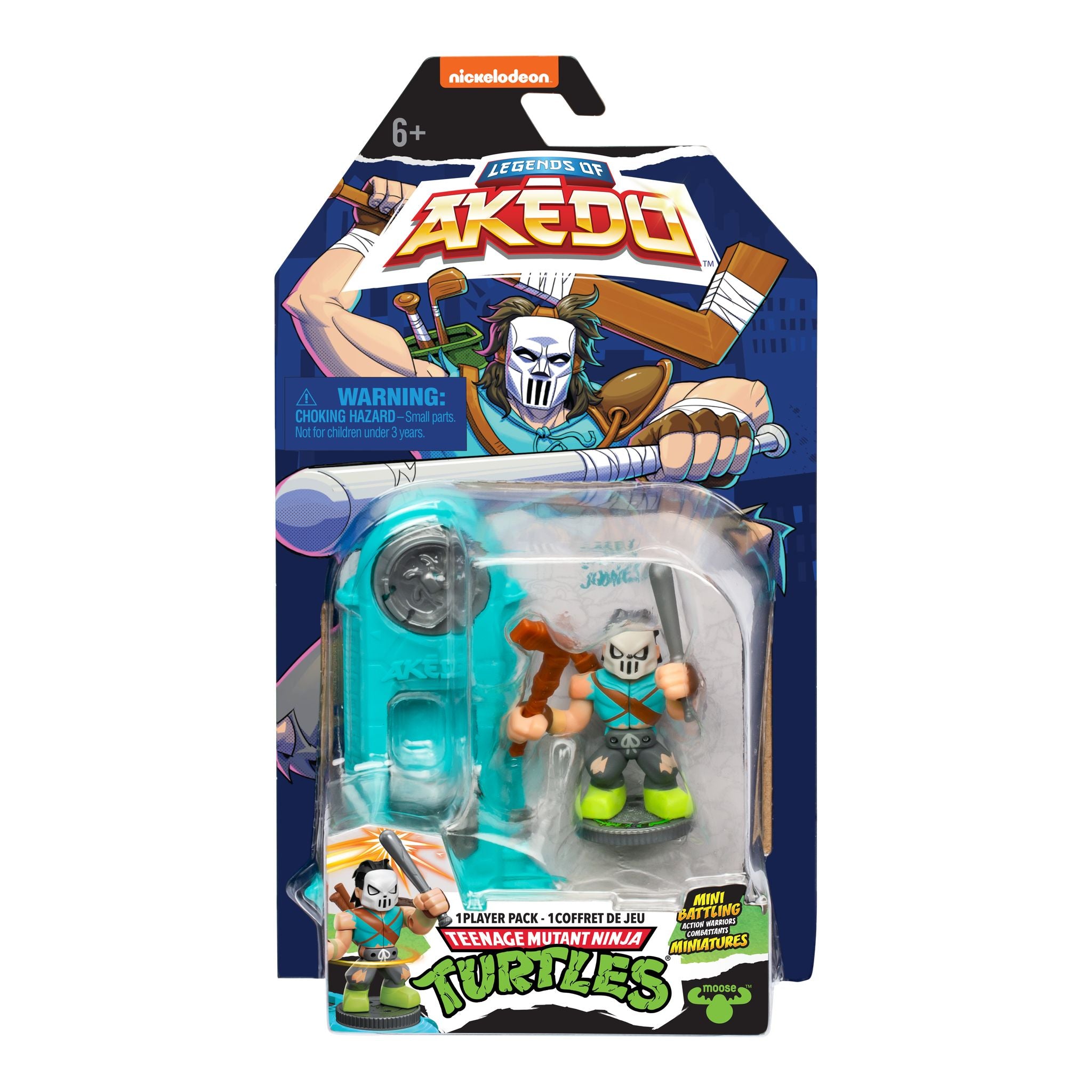 Akedo Teenage Mutant Ninja Turtles S3 Single Pack - Casey Jones