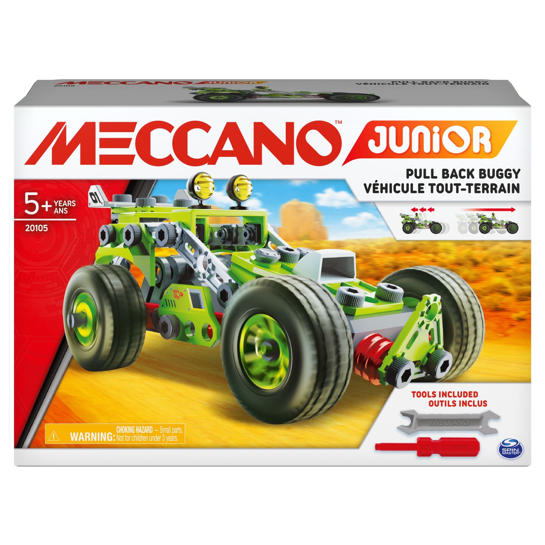 Meccano Junior Discovery Pull-Back Buggy