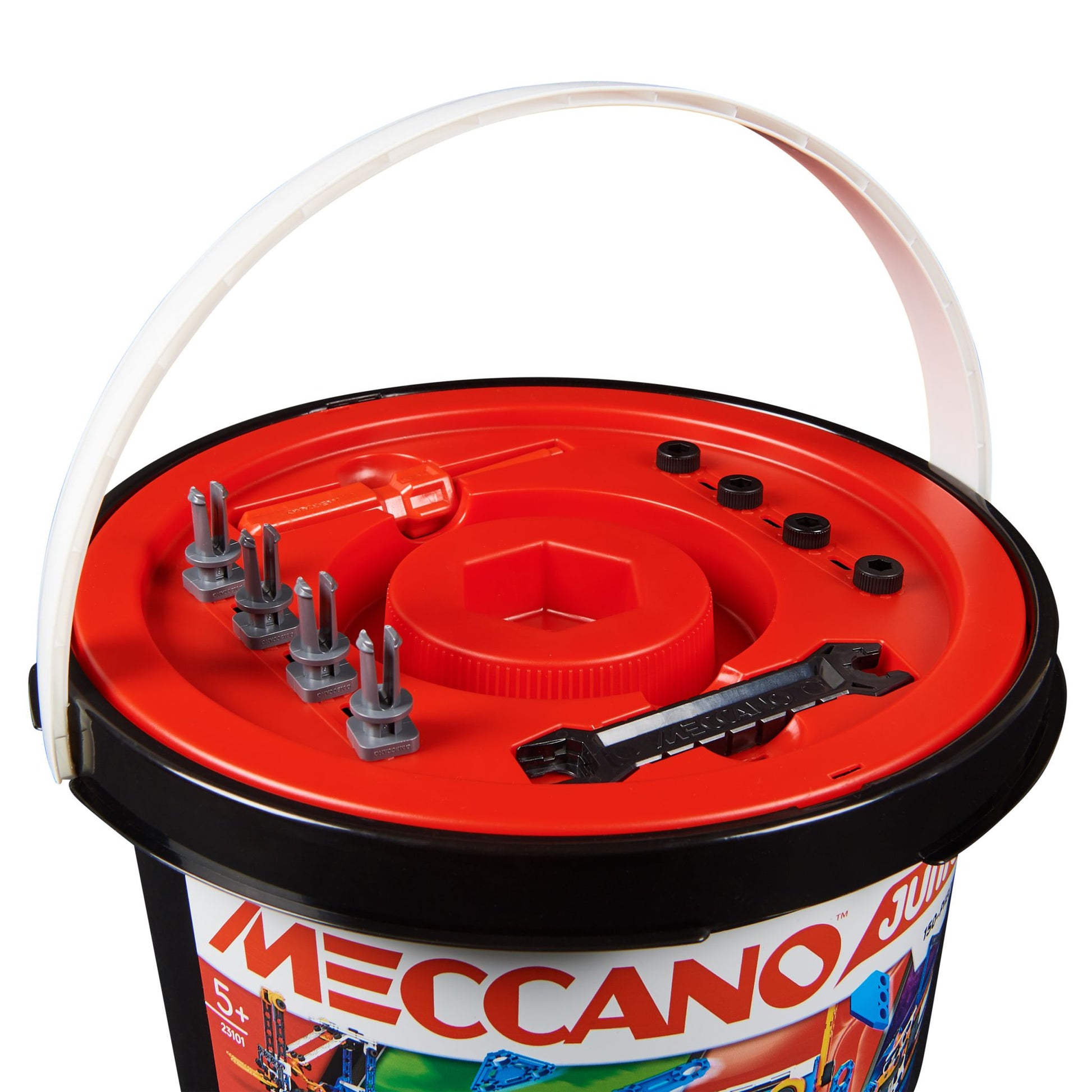 Meccano Junior 150-Piece Free Play Bucket - Toyworld Australia