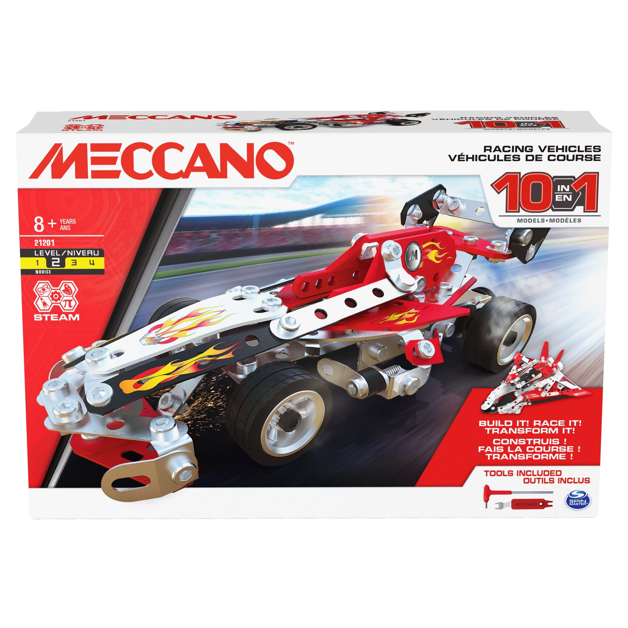 Meccano 10-In-1 Racing Vehicles Set – Toyworld Australia