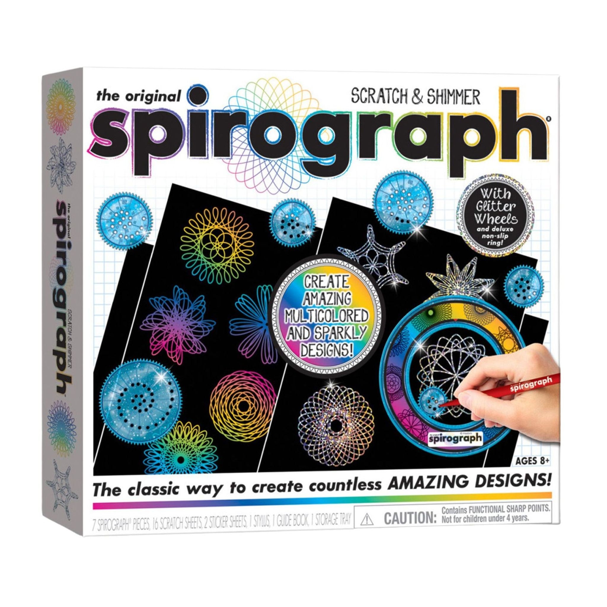 The Original Spirograph Kit - Scratch & Shimmer