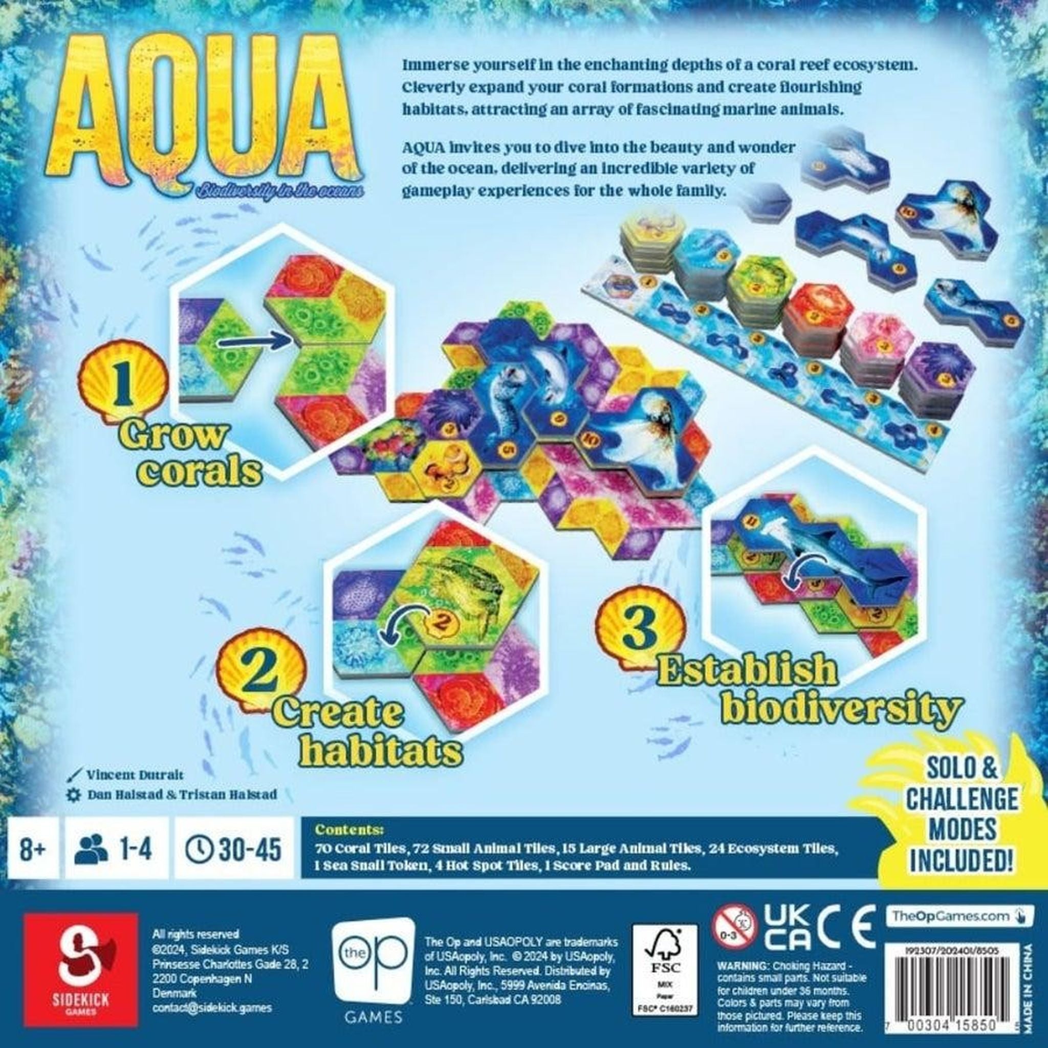 Aqua Biodiversity In The Oceans Board Game