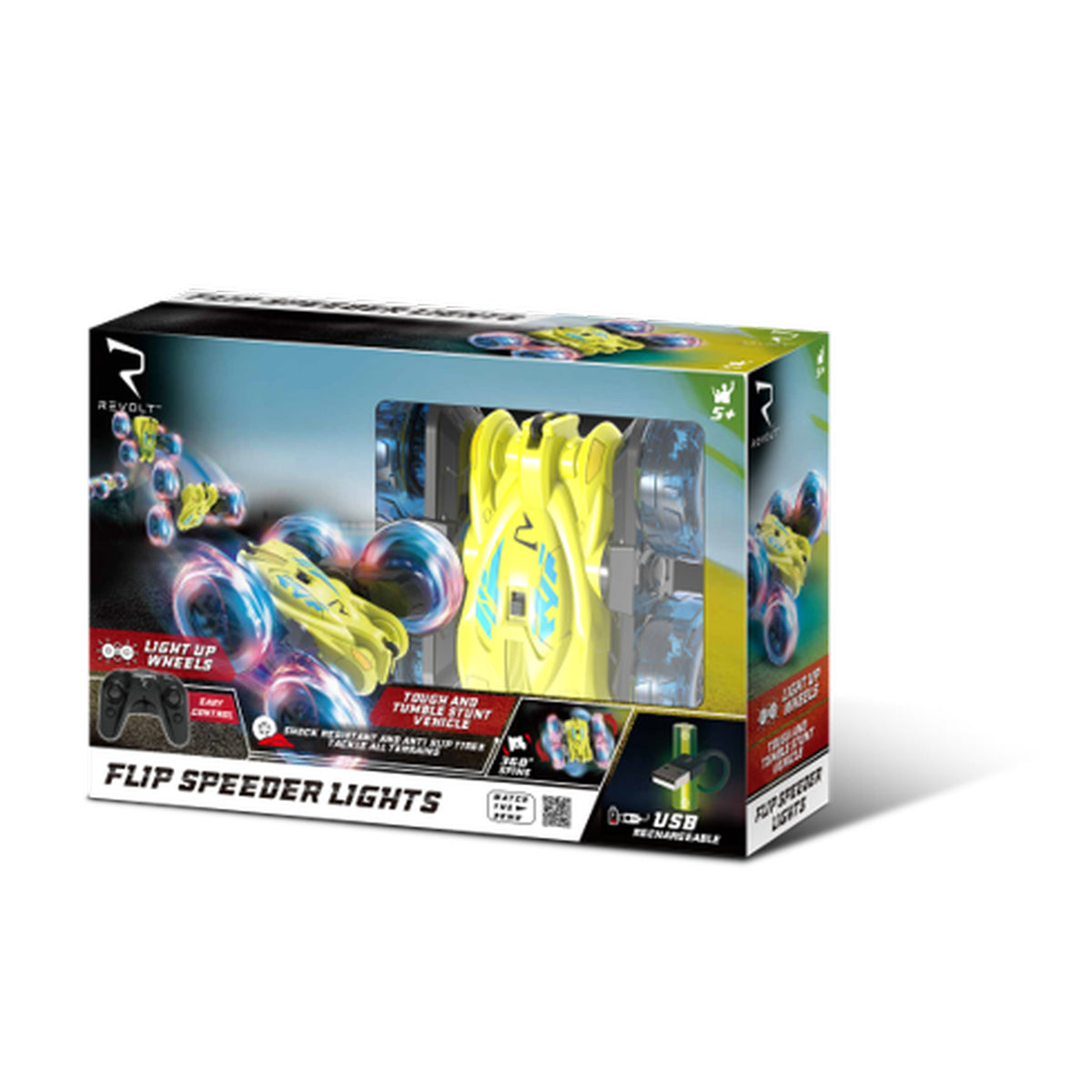 Revolt Flip Speeder Lights 4WD RC Vehicle