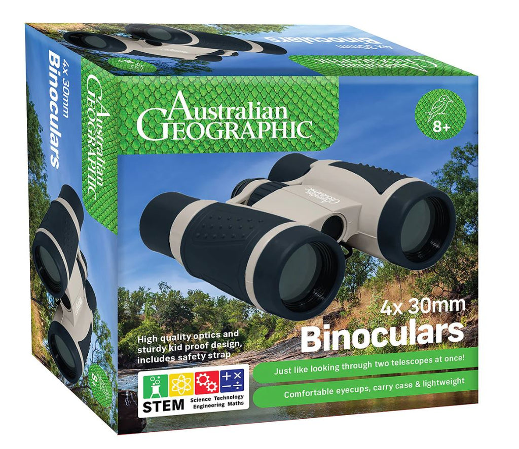 AUSTRALIAN GEOGRAPHIC 4X 30MM BINOCULARS