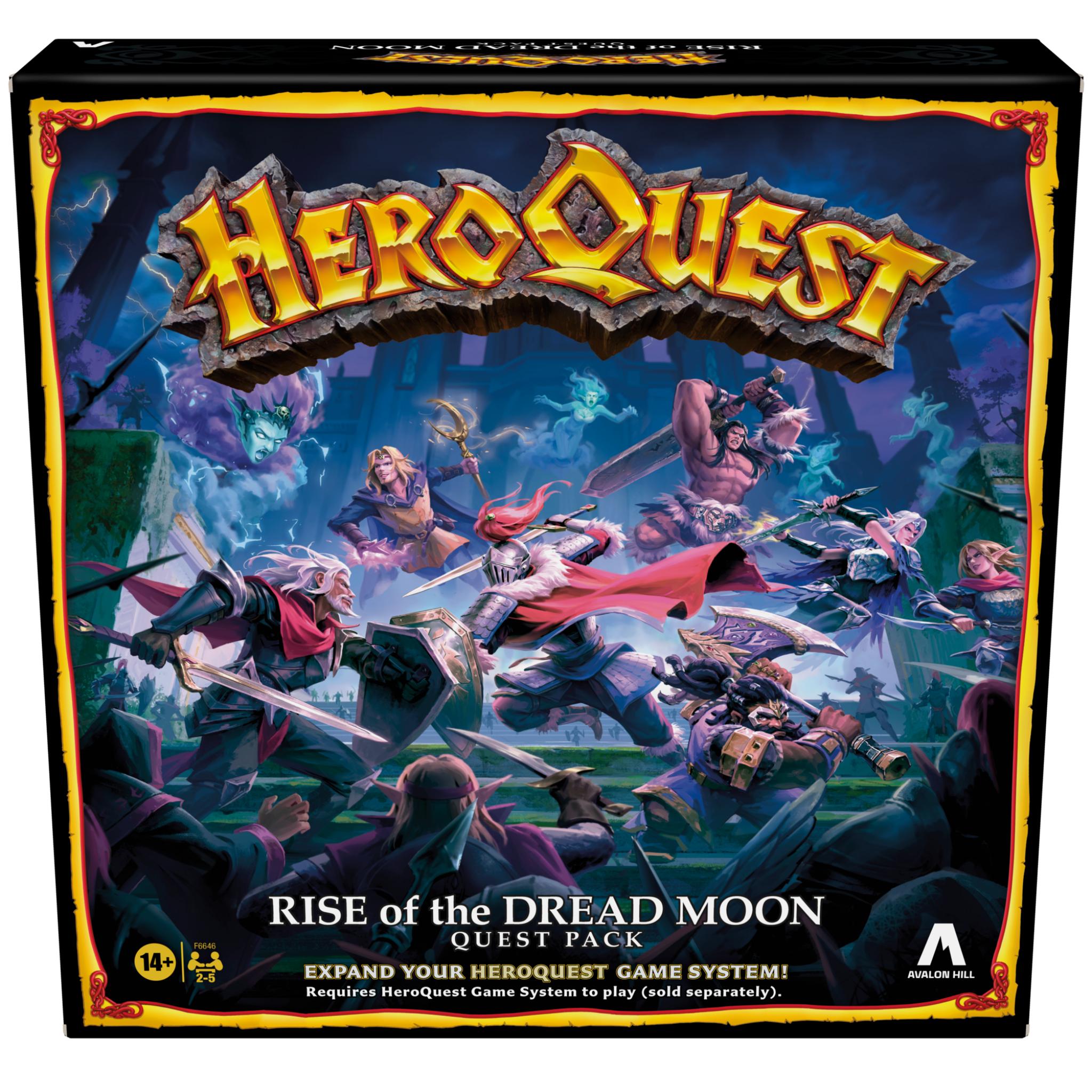 Avalon Hill Heroquest Rise Of The Dread Moon Quest Pack