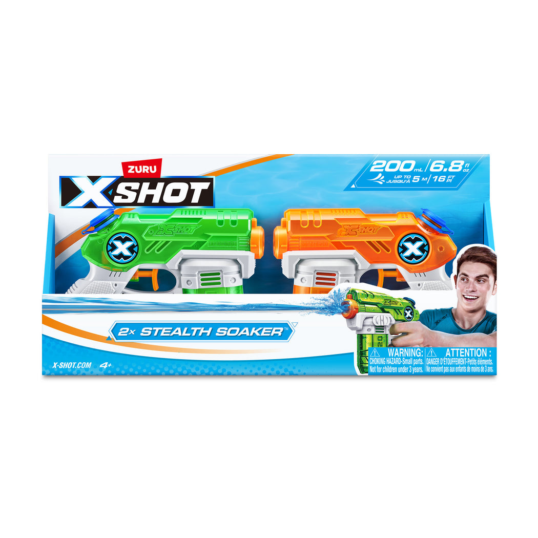 ZURU X Shot Stealth Soakers Water Blaster Twin Pack - 1