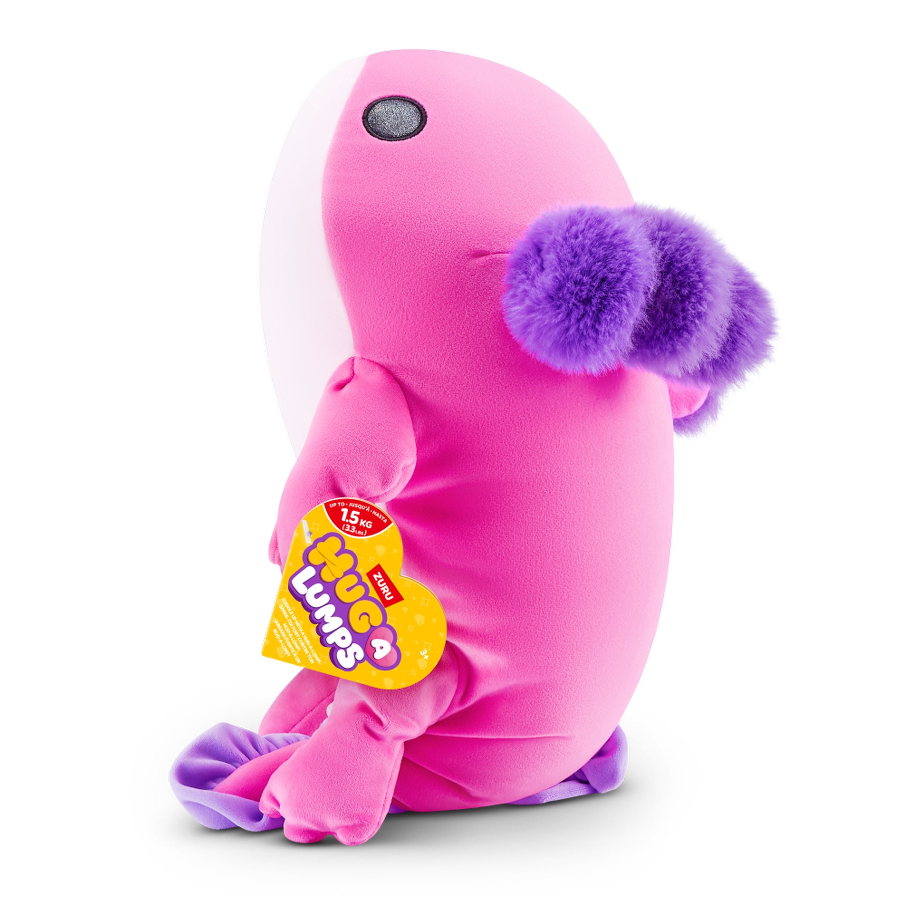 ZURU Hug A Lumps Medium S2 Weighted Plush - Ally the Axolotl