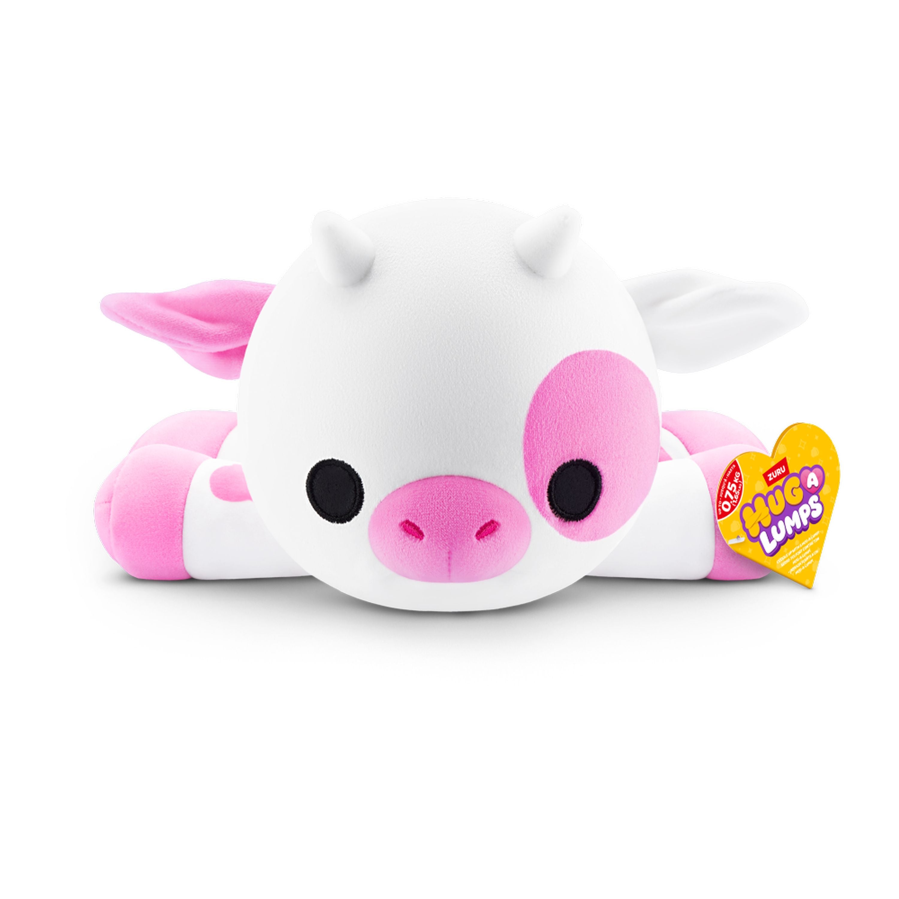 ZURU Hug A Lumps Small Weighted Plush - Clover the Cow