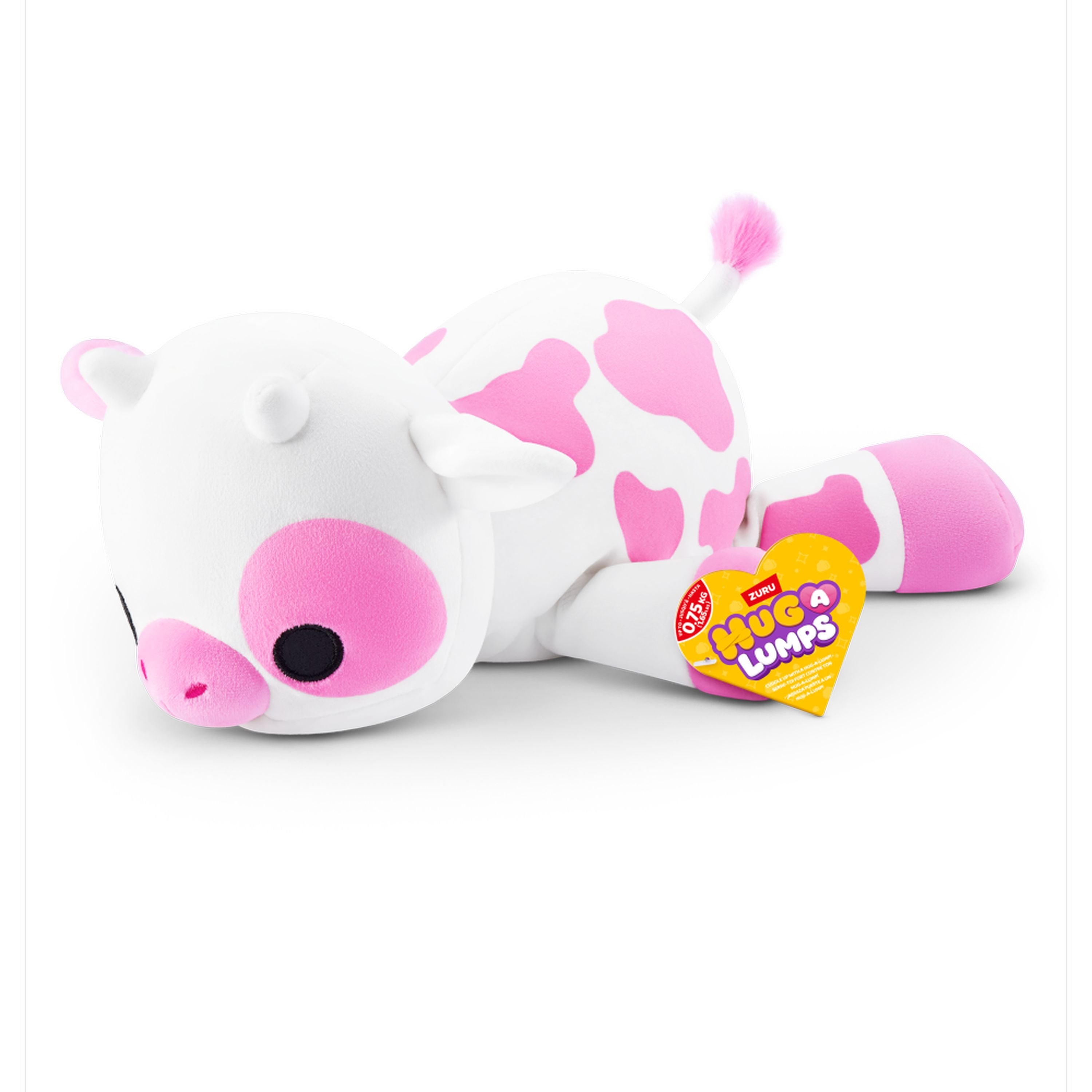 ZURU Hug A Lumps Small Weighted Plush - Clover the Cow
