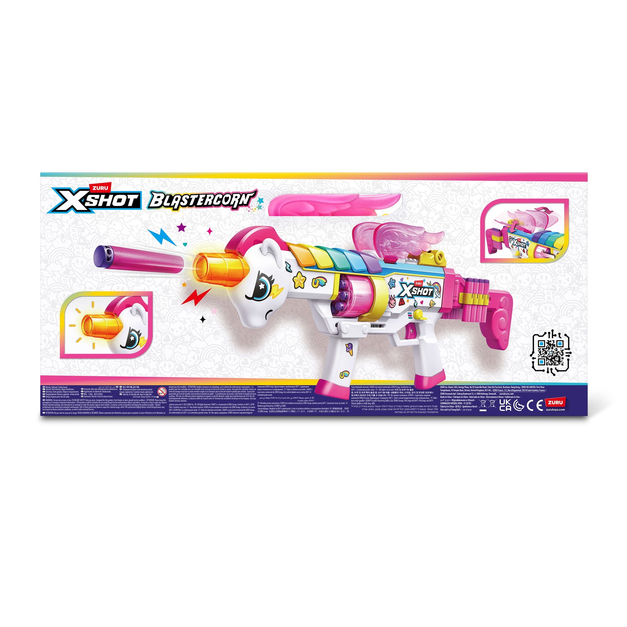 ZURU X Shot Blastercorn Rizz Master with 24 Darts