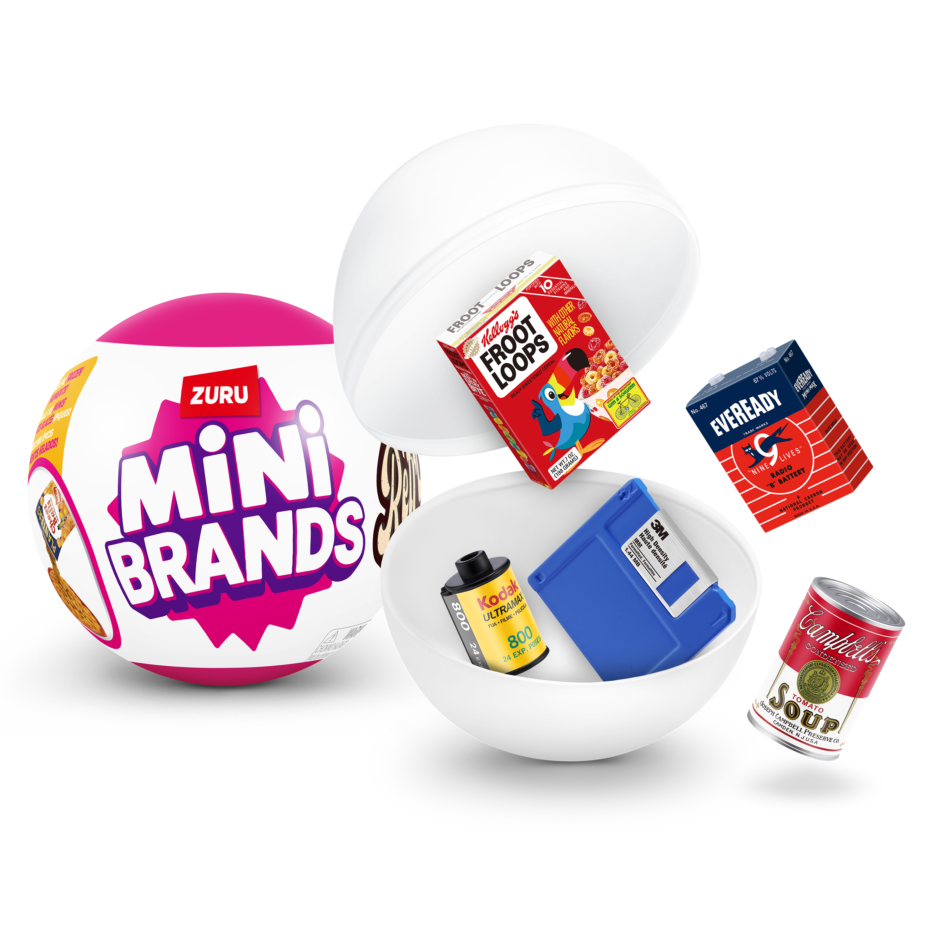 ZURU Mini Brands Retro Grocery Series 1 Mystery 5 Pack