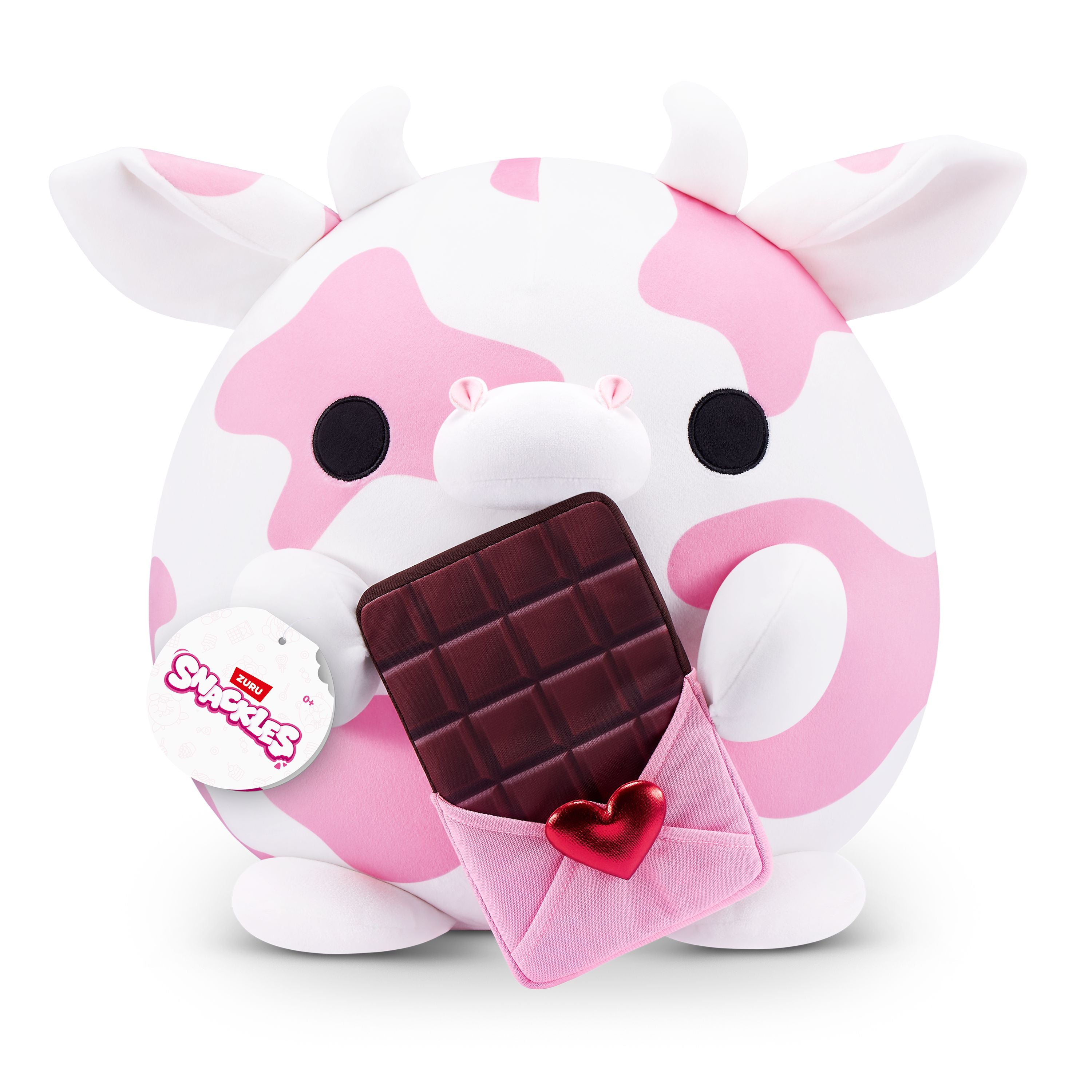 ZURU Snackles 14 Inch Plush Valentines Series - Cloud Cow
