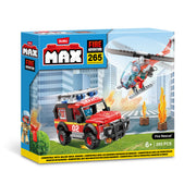 ZURU MAX City Fire Playset 245 Bricks