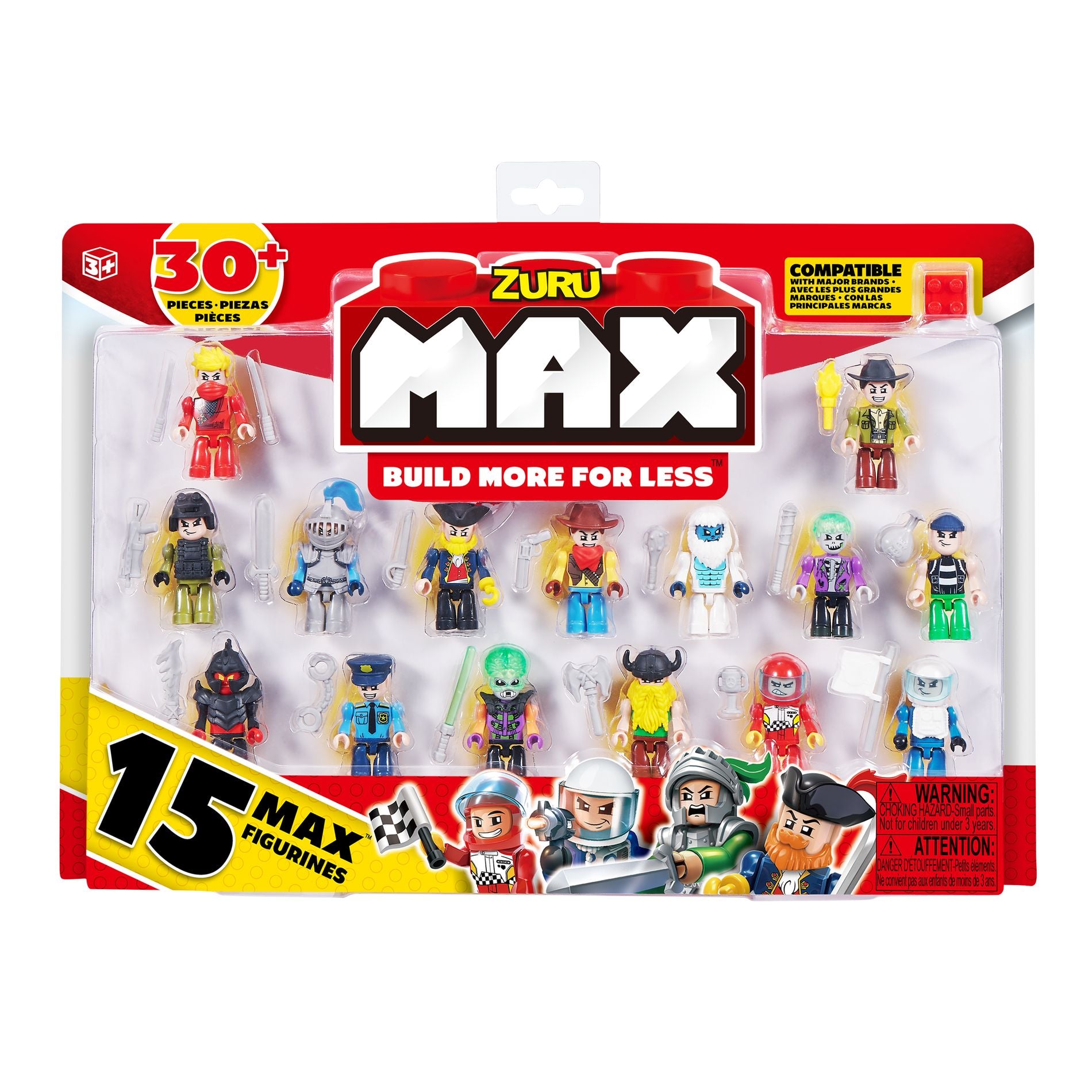 ZURU MAX Build More For Less 15 Figurine Pack Assorted Styles
