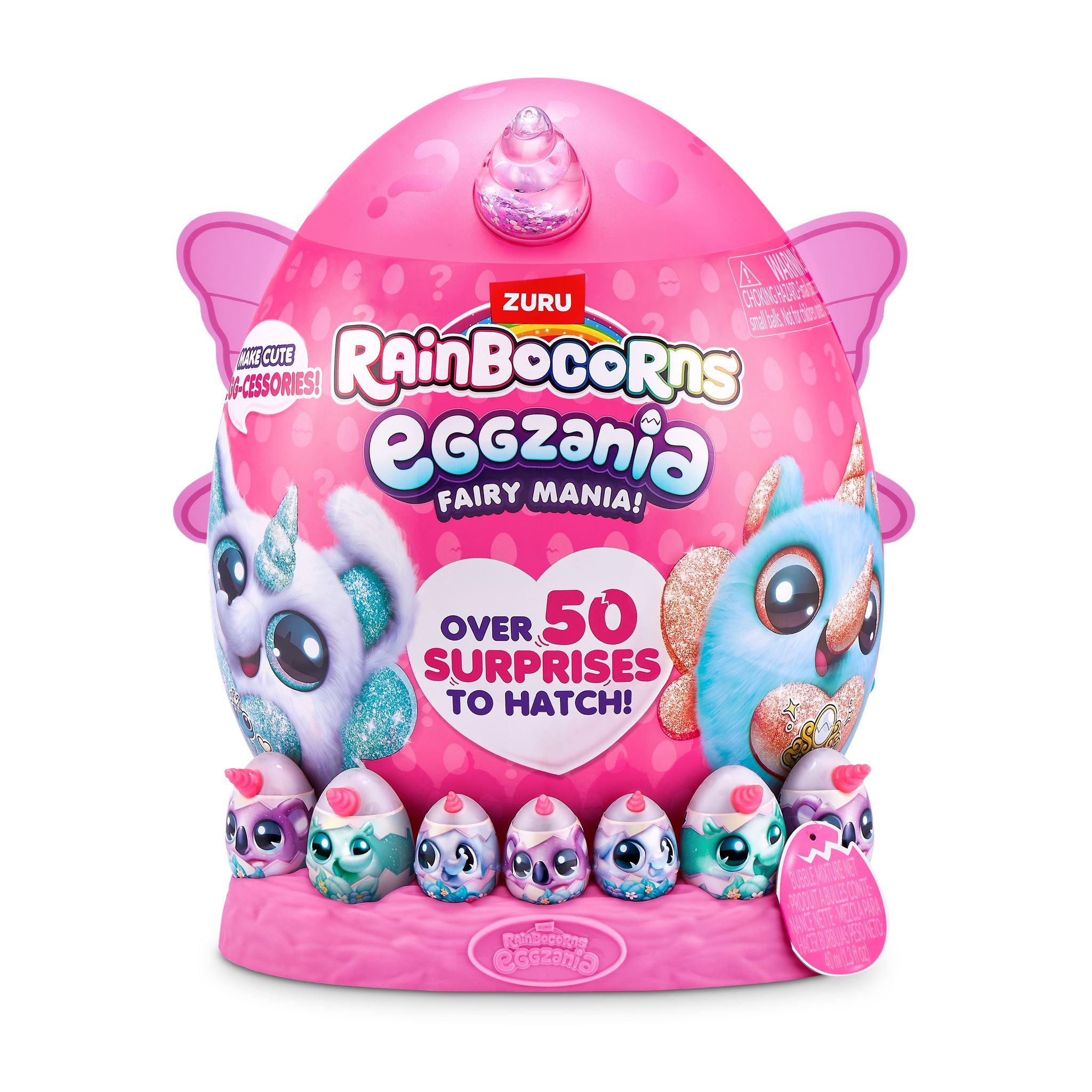 ZURU Rainbocorns Eggzania Fairy Mania Giant Surprise Assorted