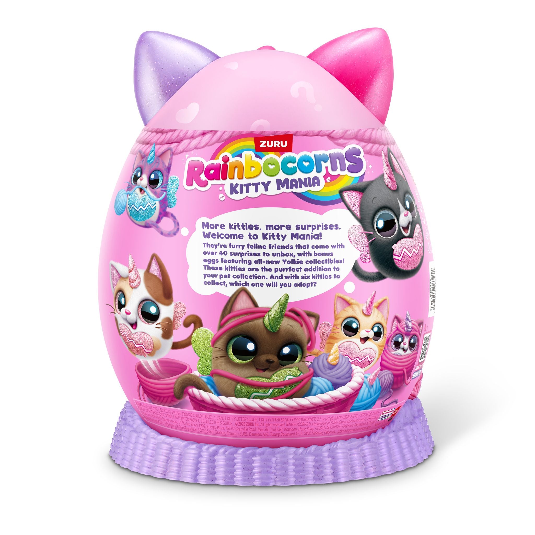 ZURU Rainbocorns Kitty Mania Surprise Plush - Toyworld Australia