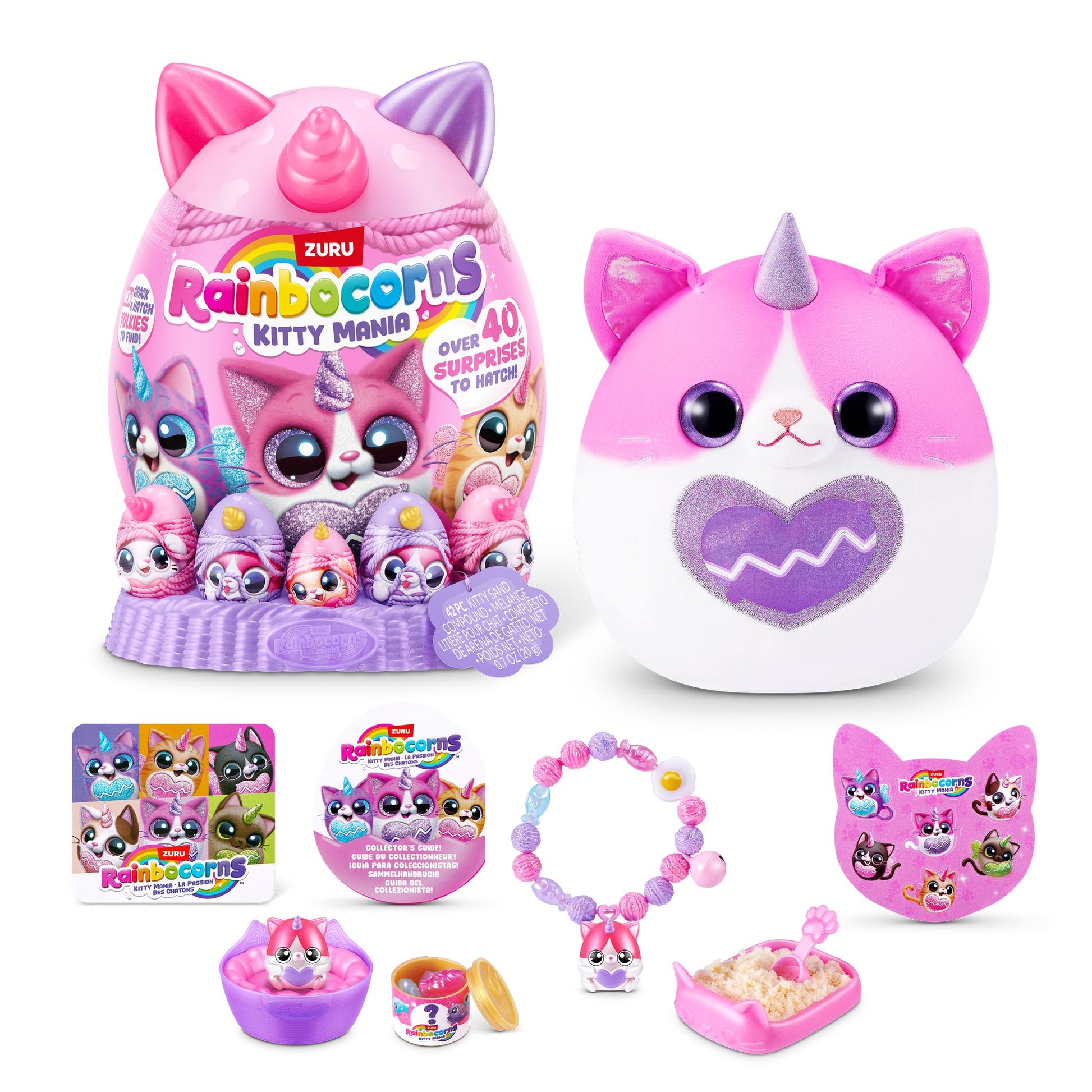 ZURU Rainbocorns Kitty Mania Surprise Plush - Toyworld Australia