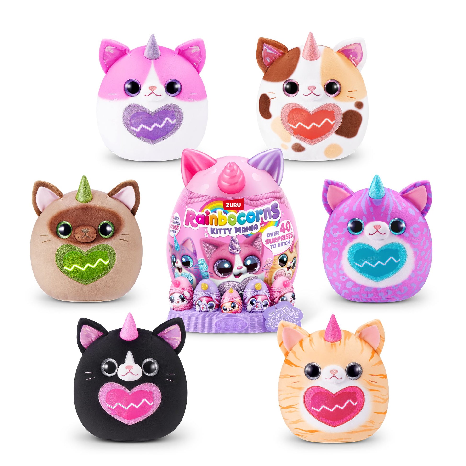 ZURU Rainbocorns Kitty Mania Surprise Plush - Toyworld Australia