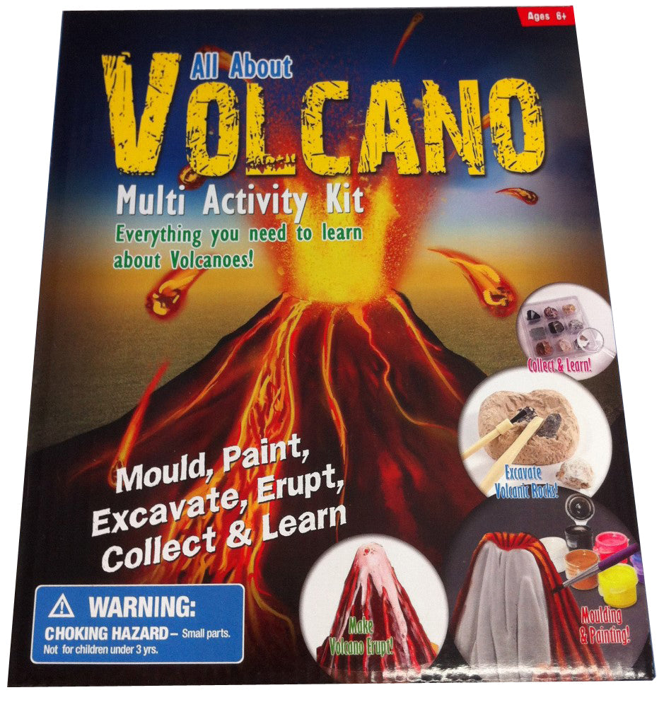 Toyworld All About Volcano Multi Activity Kit - Toyworld Australia