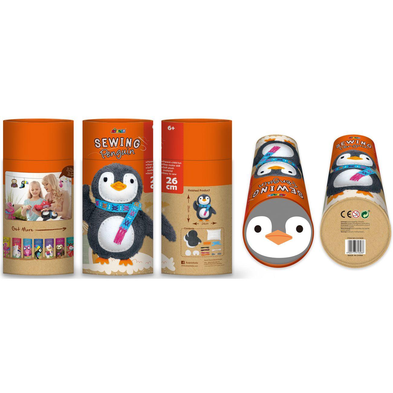 Avenir Sewing Penguin 26cm