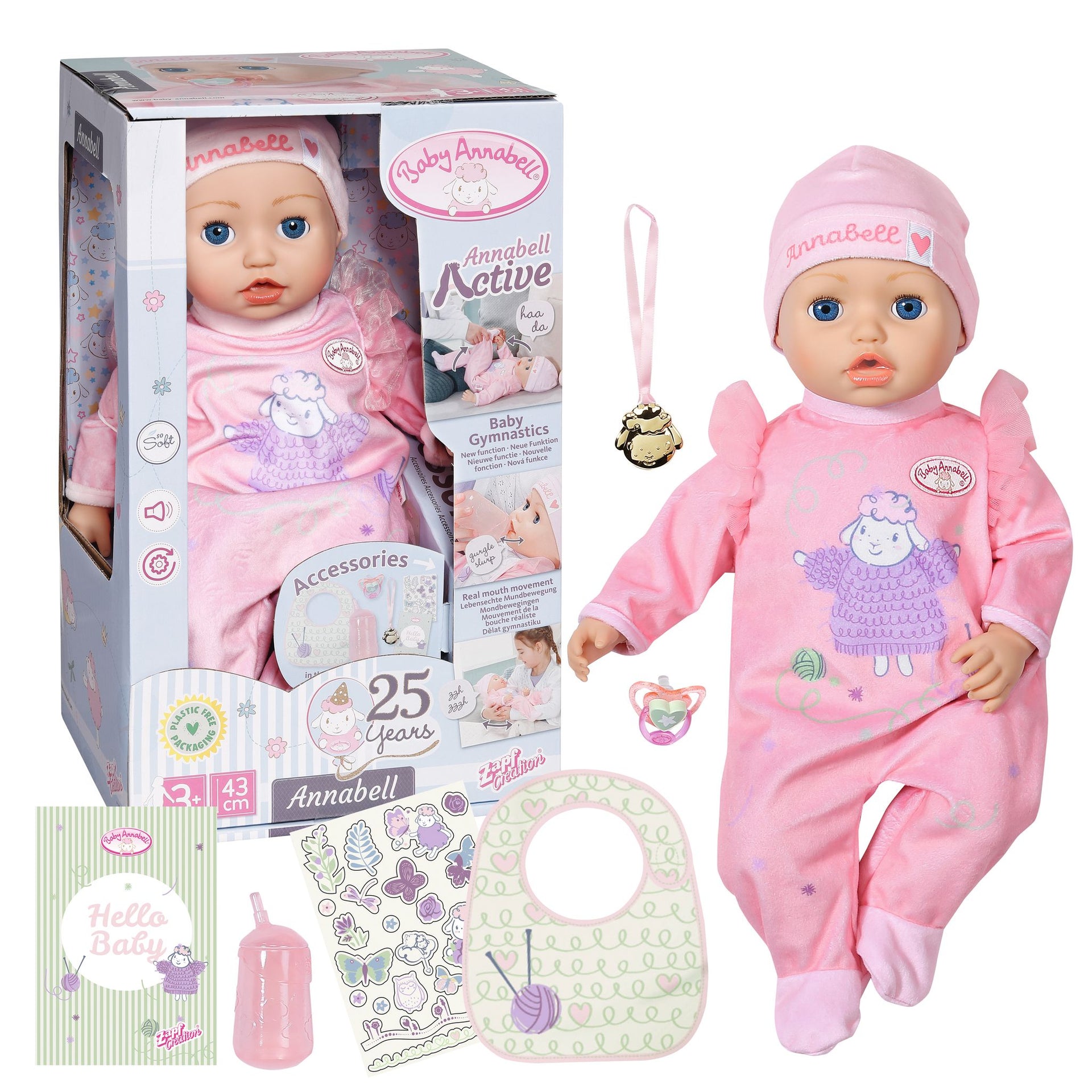 Baby Annabell Active Annabell 43cm Doll – Toyworld Australia