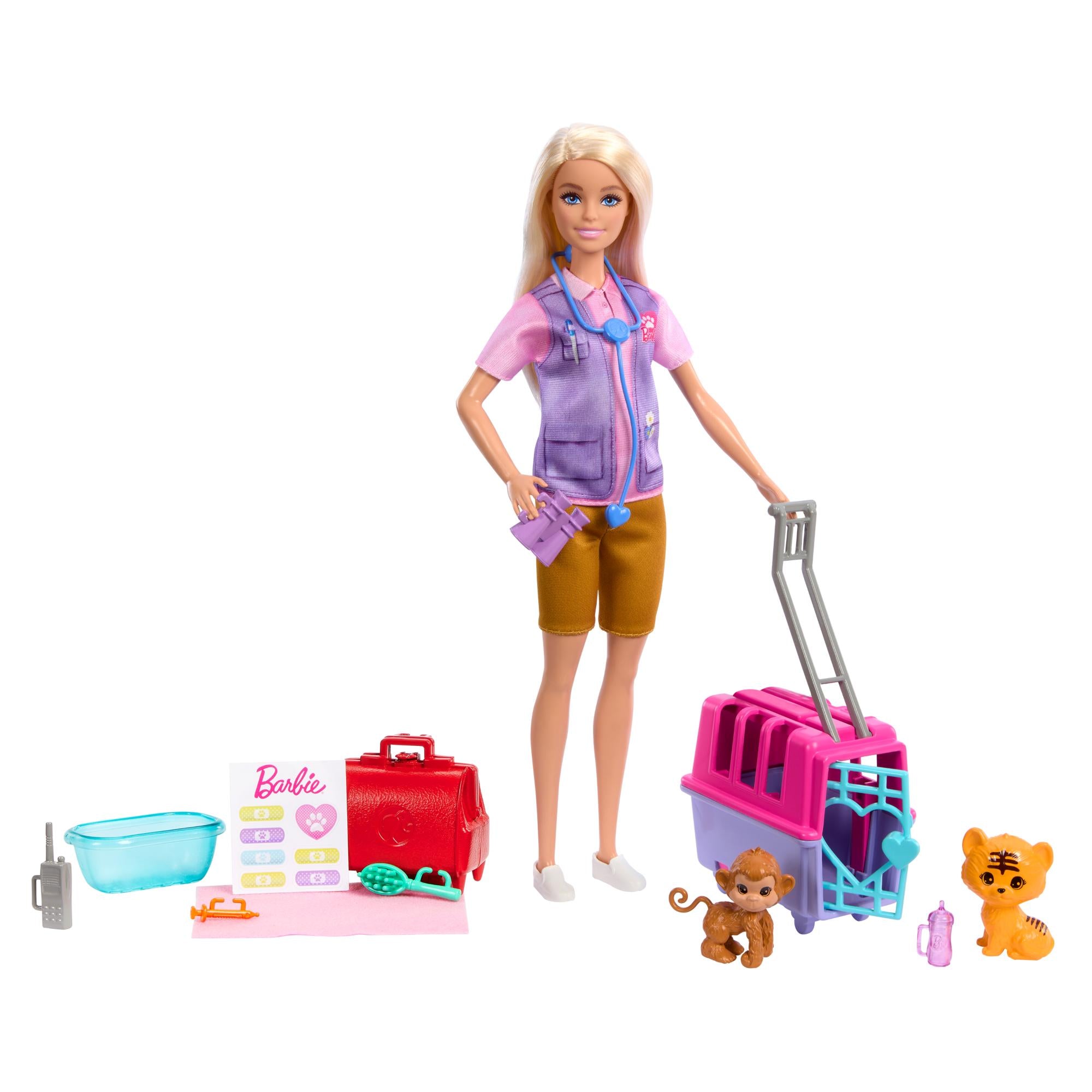 Barbie Animal Rescue & Recover Playset