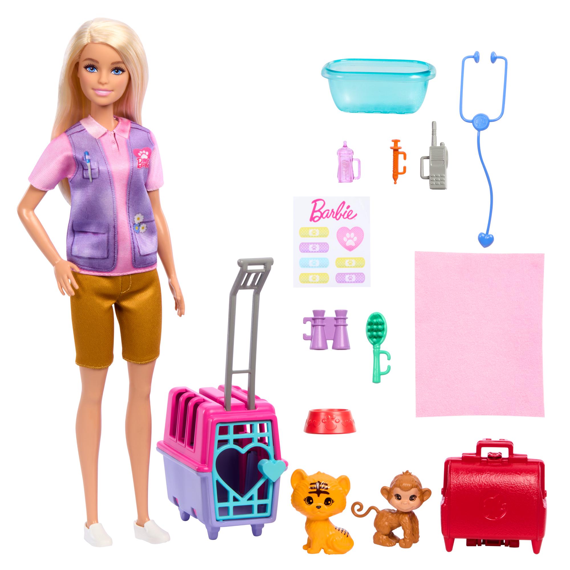 Barbie Animal Rescue & Recover Playset