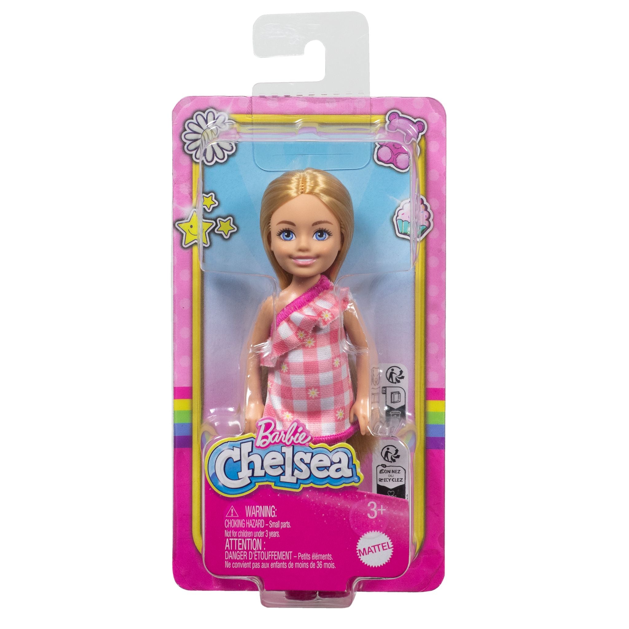 Barbie Club Chelsea Doll Gingham Dress