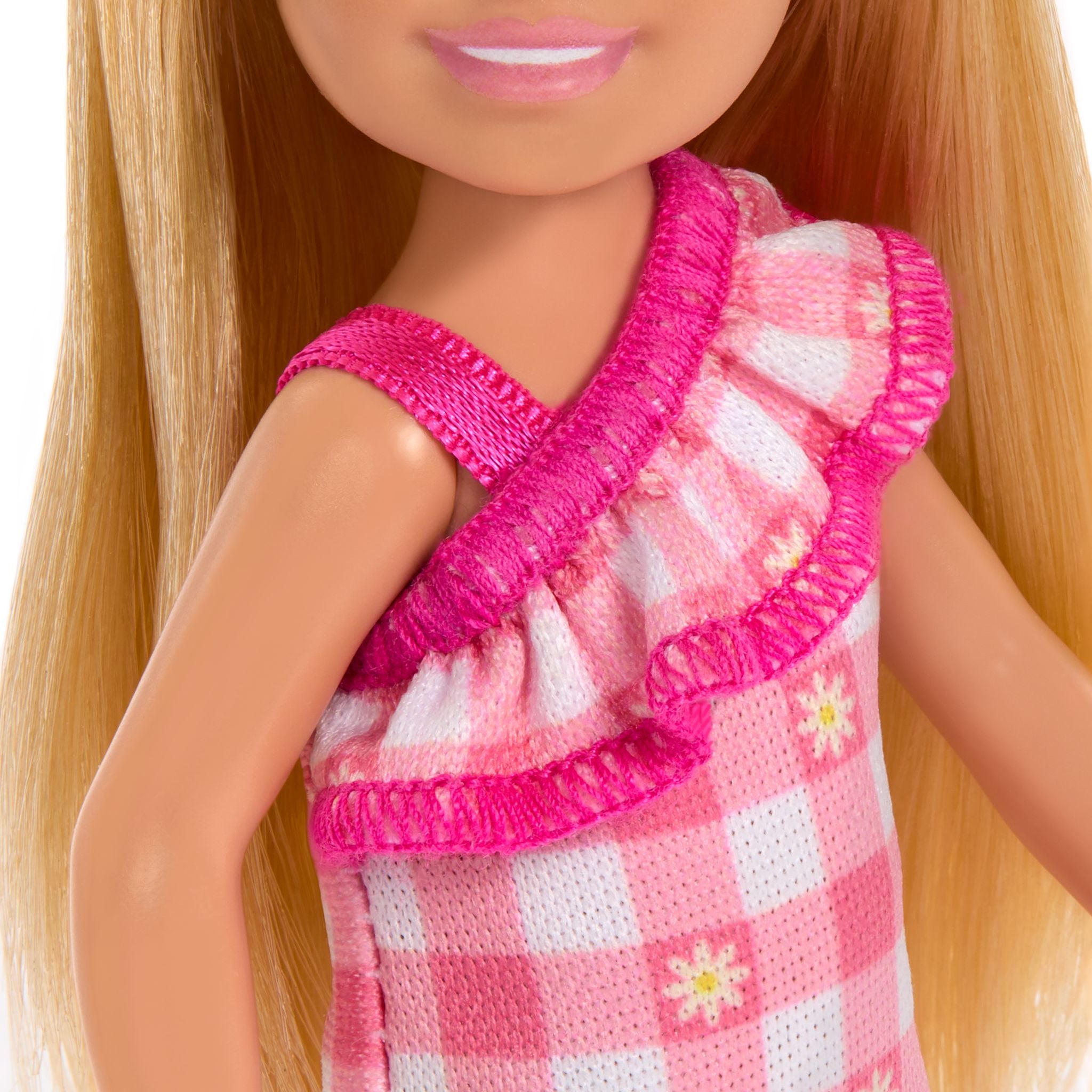 Barbie Club Chelsea Doll Gingham Dress
