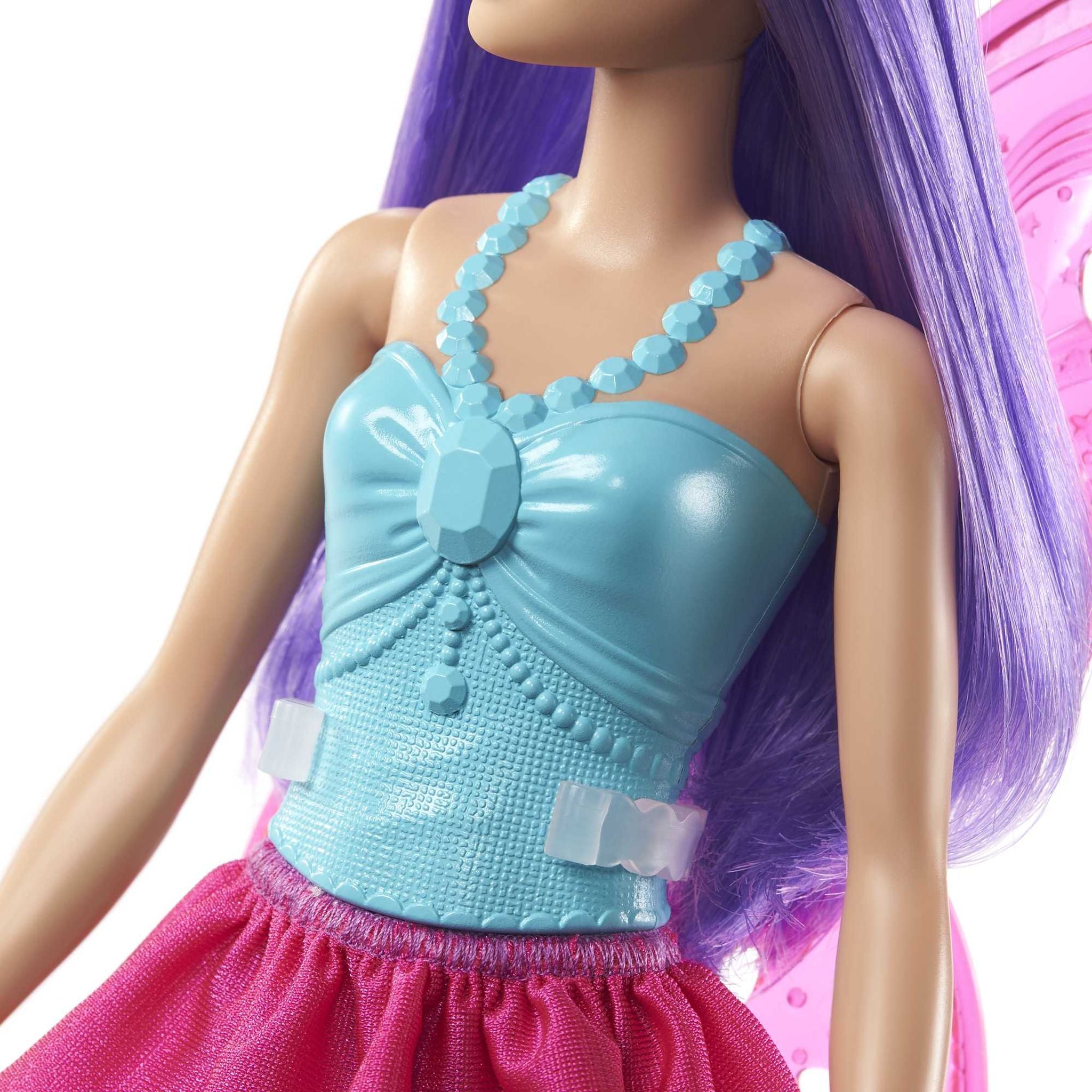 Barbie Dreamtopia Fairy Doll - Purple Hair