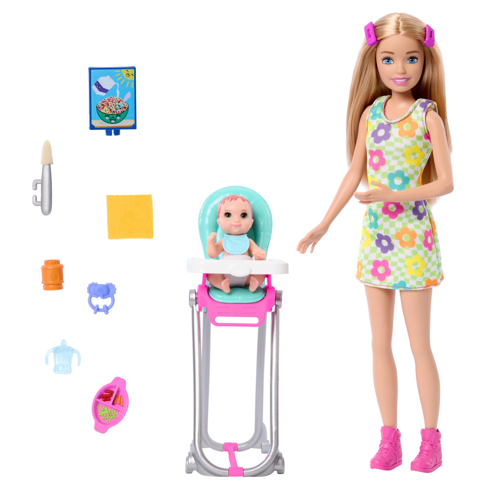 Barbie Skipper Babysitters Inc Doll & Playset Blonde