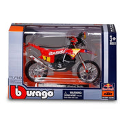 Bburago 1:18 Gasgas RX450F 2023 Redbull Dakar Rally Motorbike