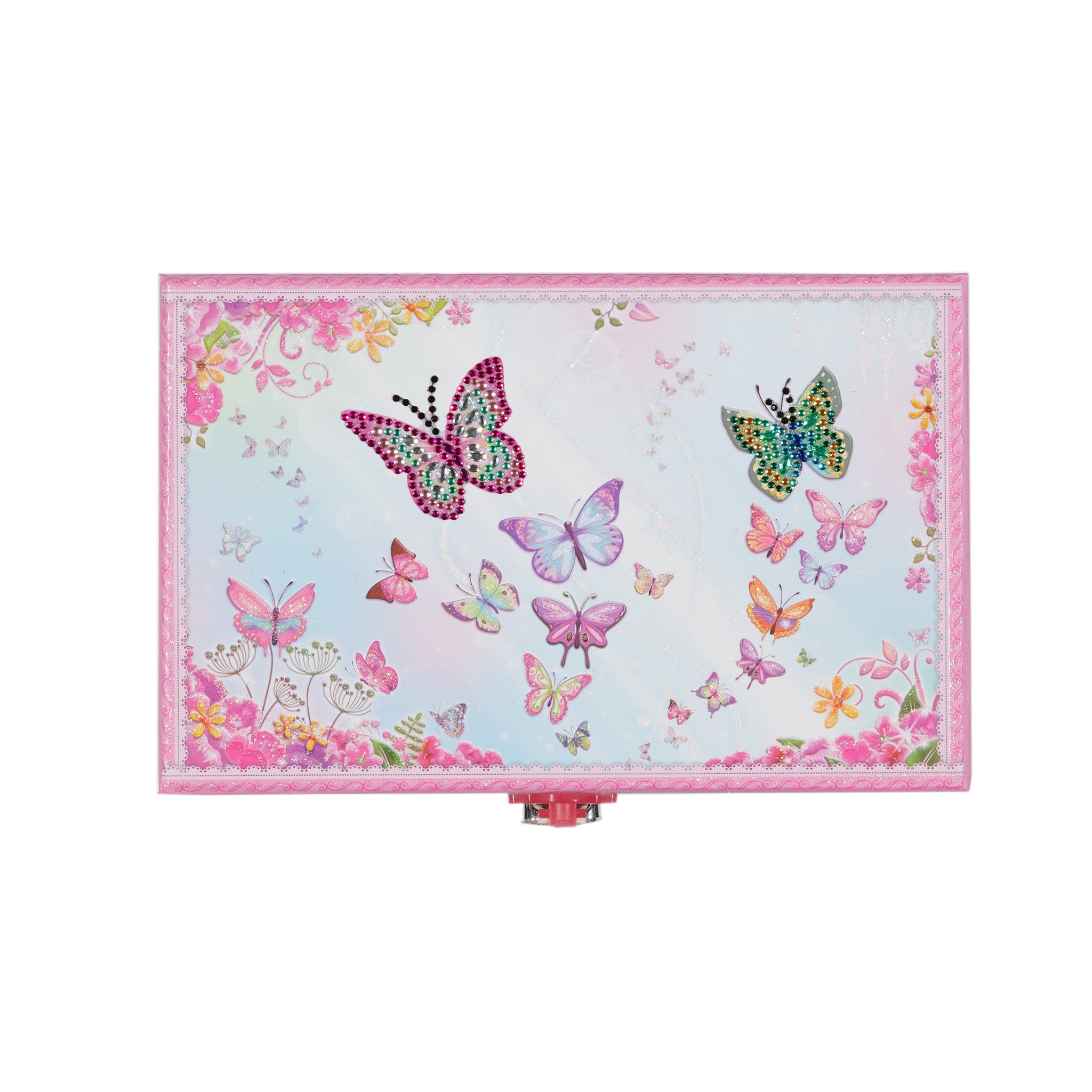 Butterfly Trinket Box With Lock