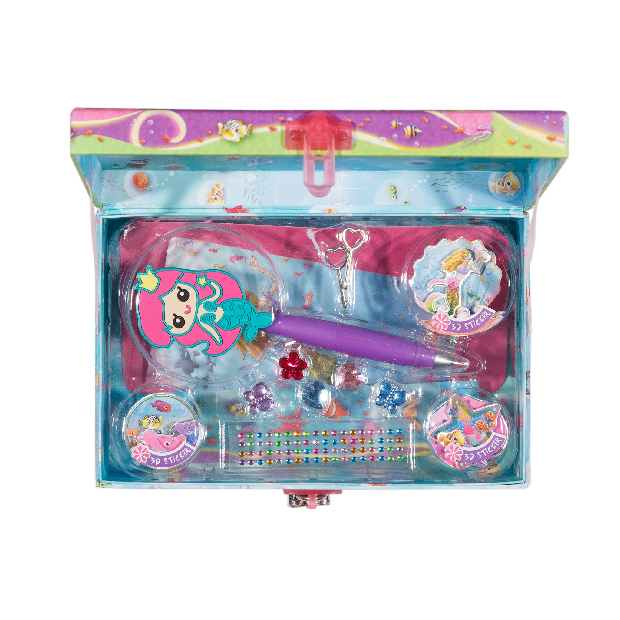 Mermaid Trinket Box With Lock - Toyworld Australia
