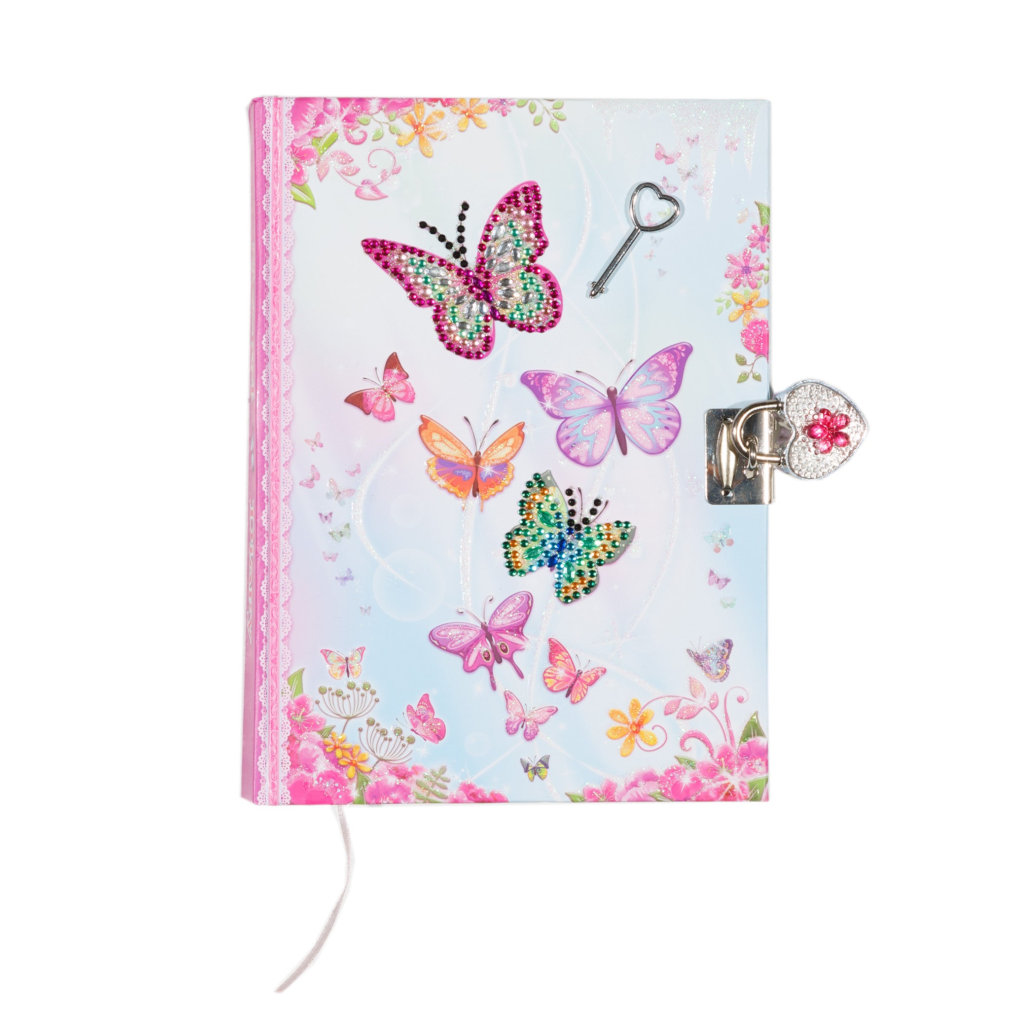 Butterfly Diary With Lock